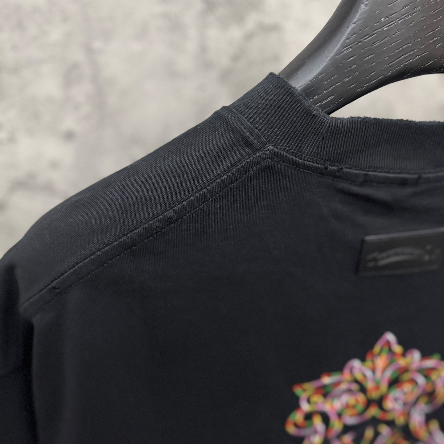 Chrome Hearts Cross Patch Embroidered Crewneck Tee 'Black' - DesignerGu