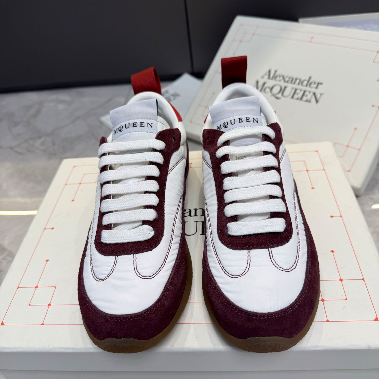 Alexander McQueen EC1 Sneaker In Beige/Brown - DesignerGu