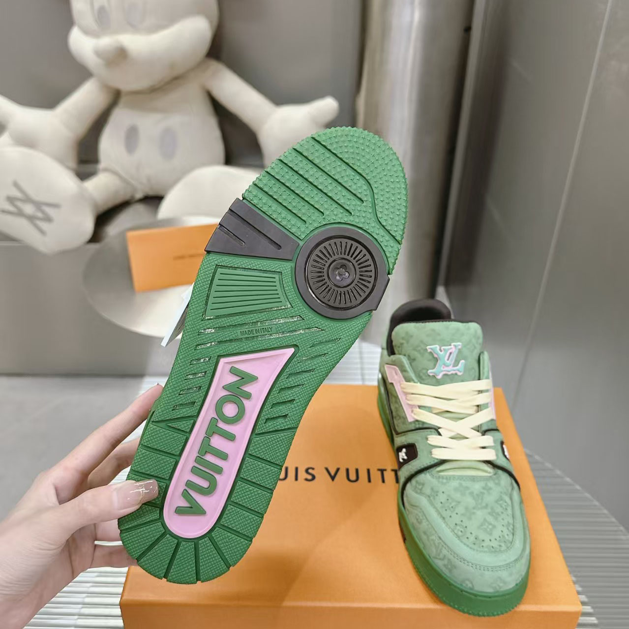 Louis Vuitton  Tyler, The Creator x Louis Vuitton Trainer 'Green' - DesignerGu