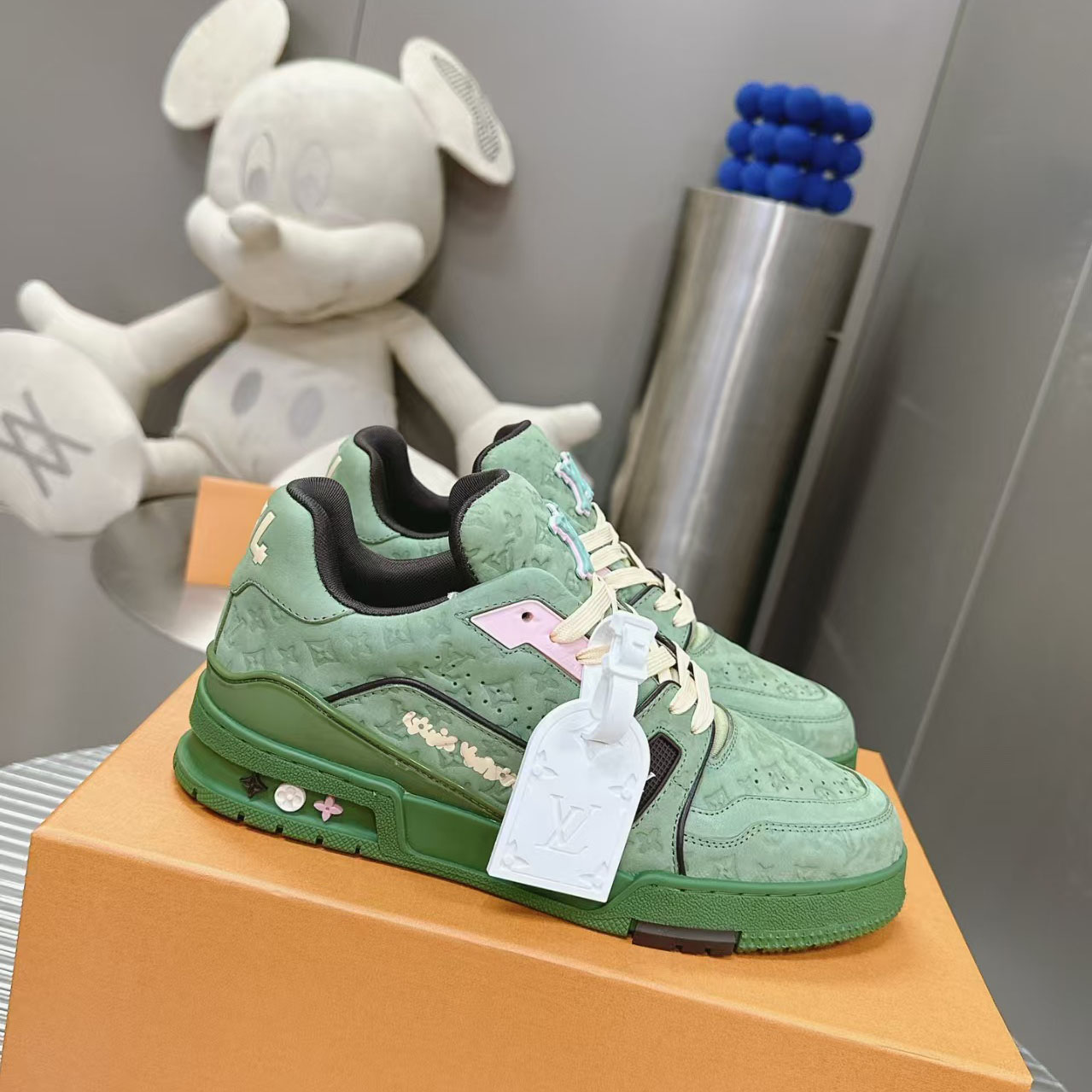 Louis Vuitton  Tyler, The Creator x Louis Vuitton Trainer 'Green' - DesignerGu