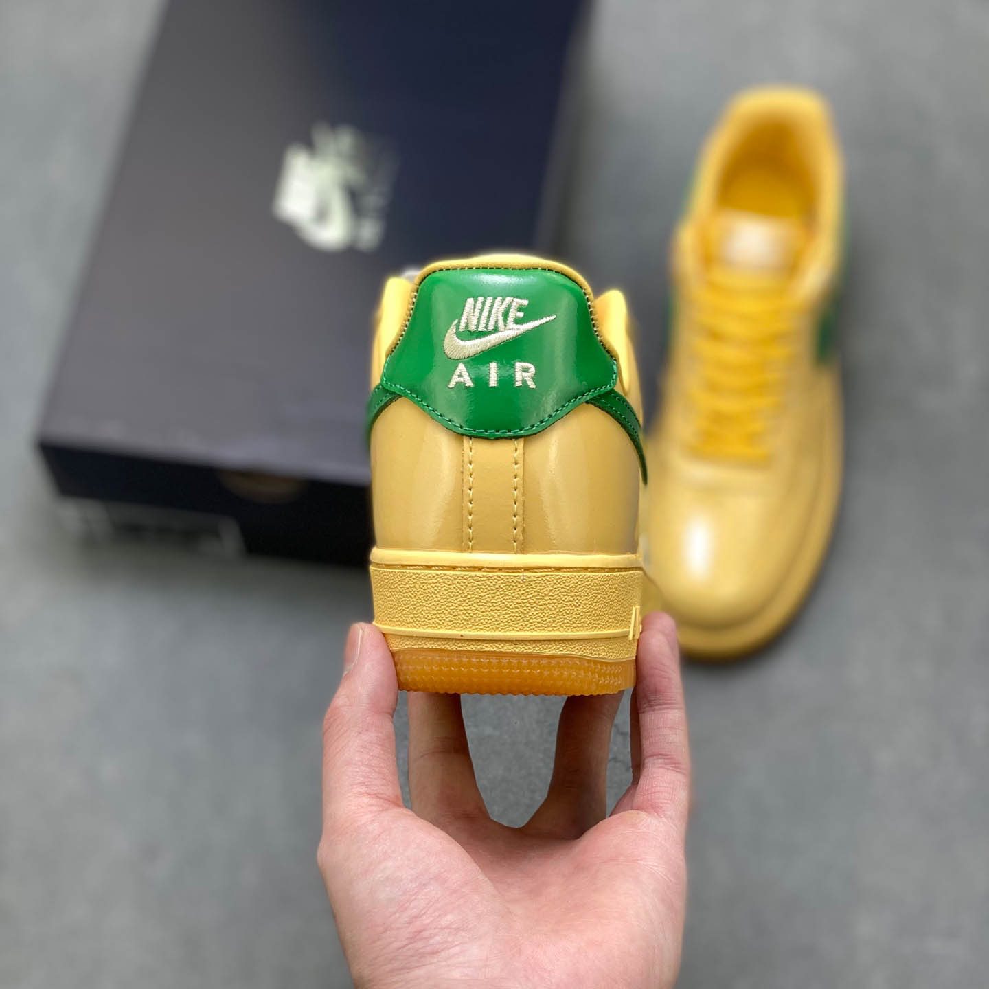 Nike Air Force 1 Topaz Gold And Light Laser Orange  IO4489-700 - DesignerGu