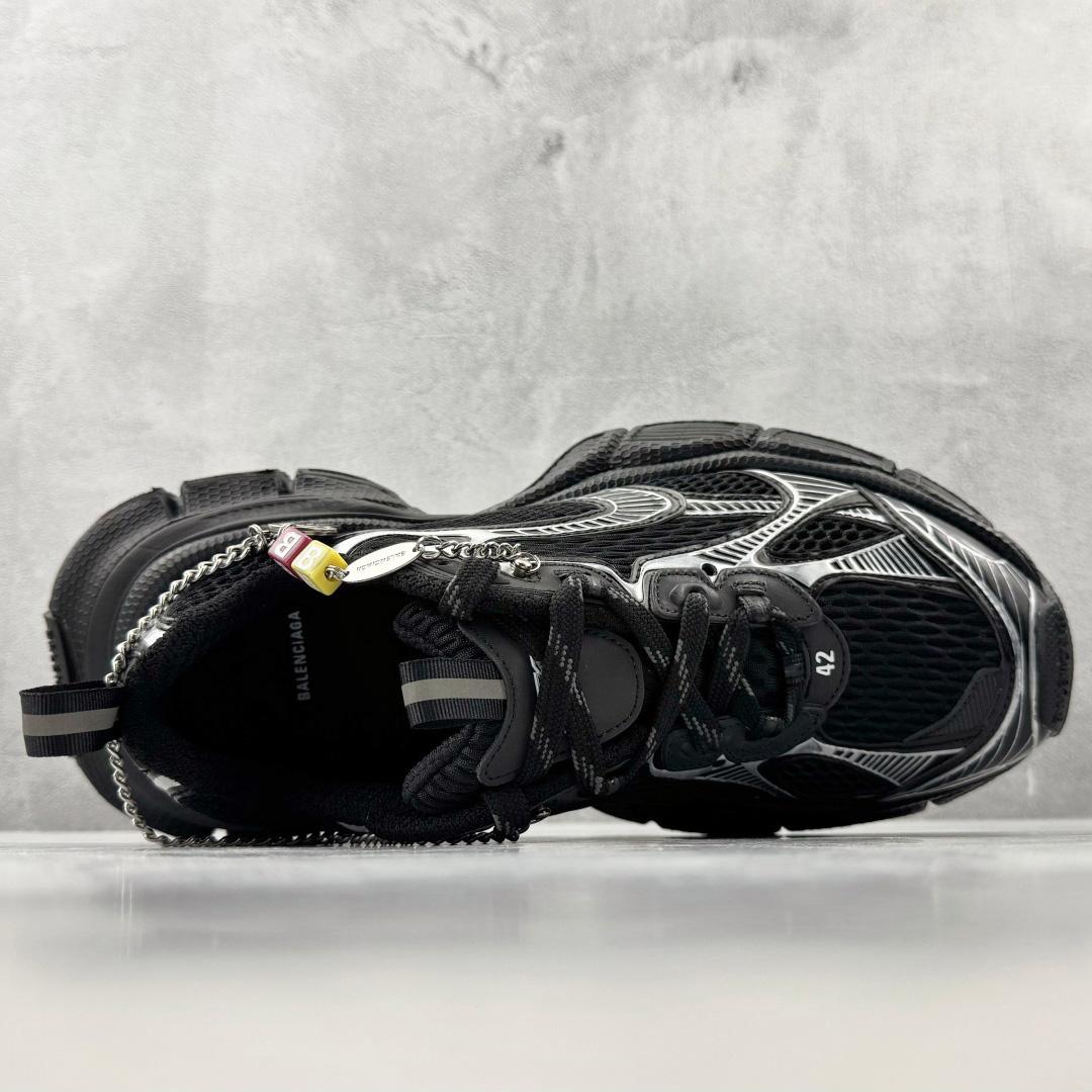 Balenciaga 3xl Sneaker With Charms In Black/Silver - DesignerGu