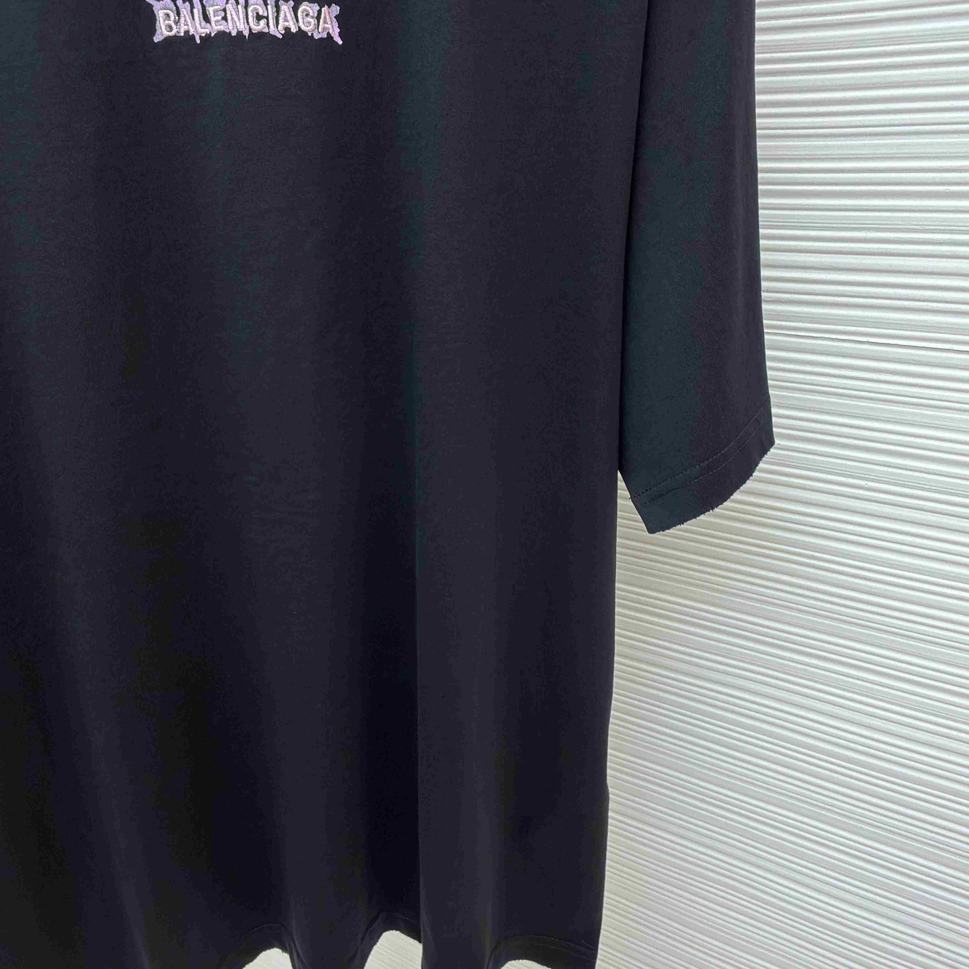 Balenciaga Diy Balenciaga Back Medium Fit T-shirt In Black - DesignerGu