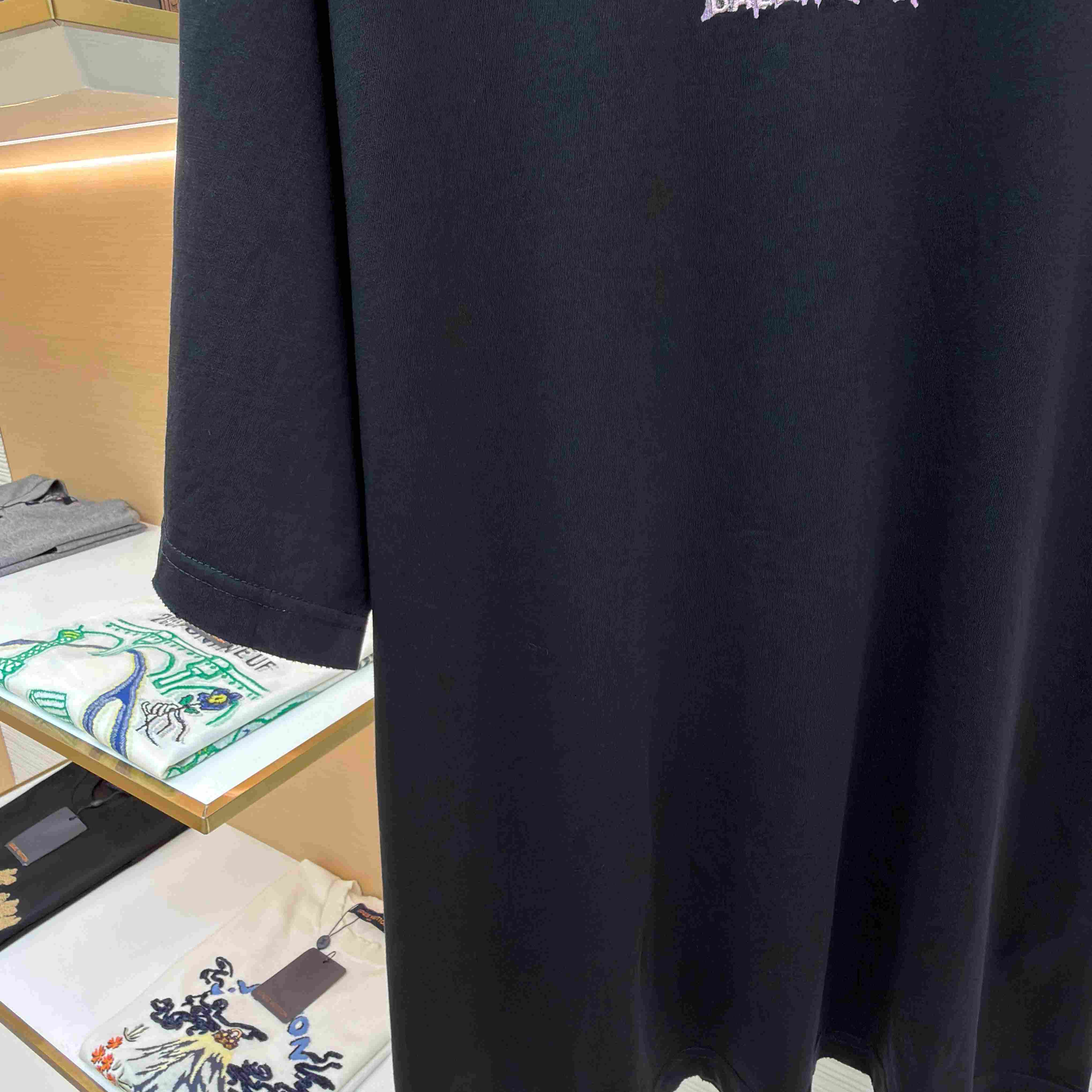 Balenciaga Diy Balenciaga Back Medium Fit T-shirt In Black - DesignerGu