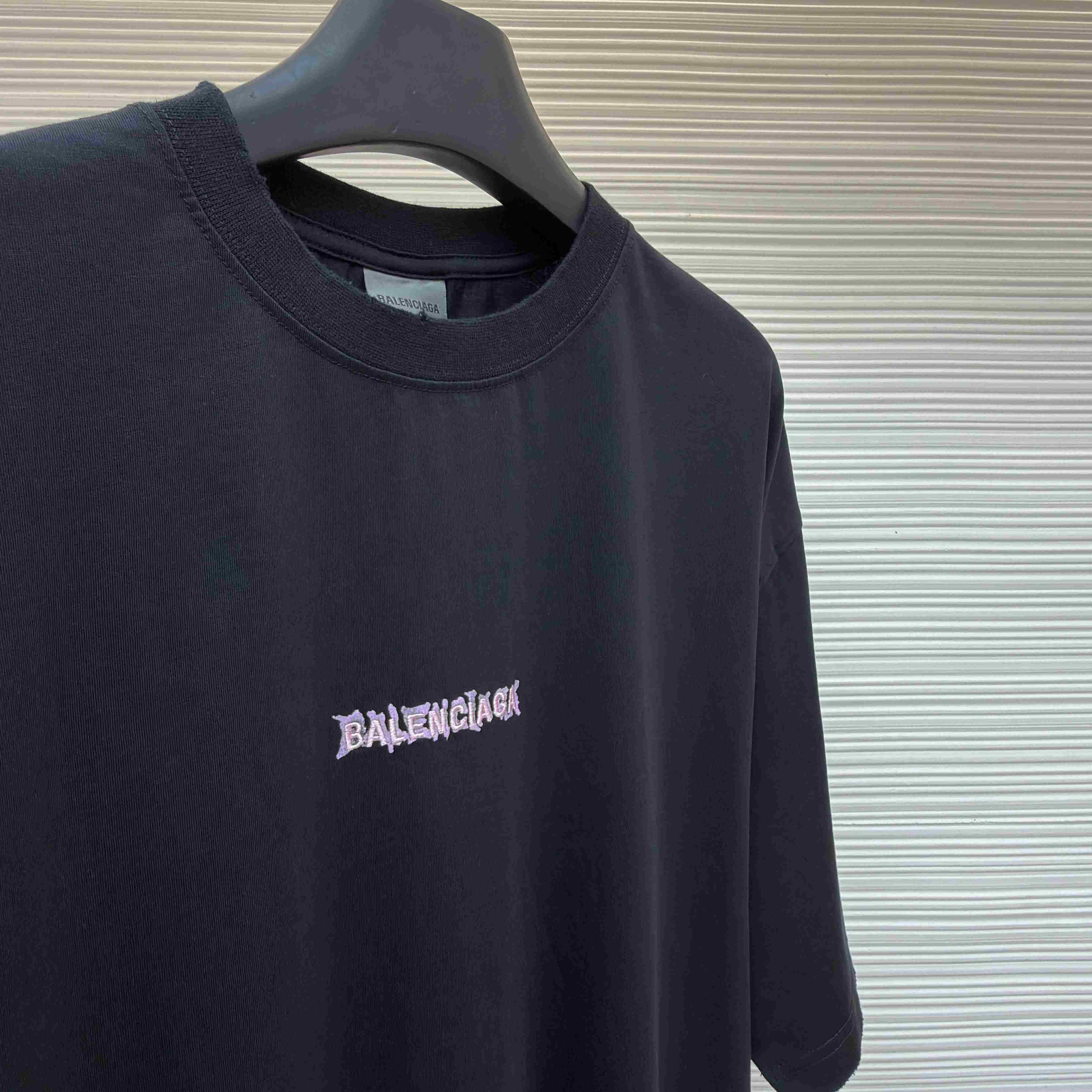 Balenciaga Diy Balenciaga Back Medium Fit T-shirt In Black - DesignerGu