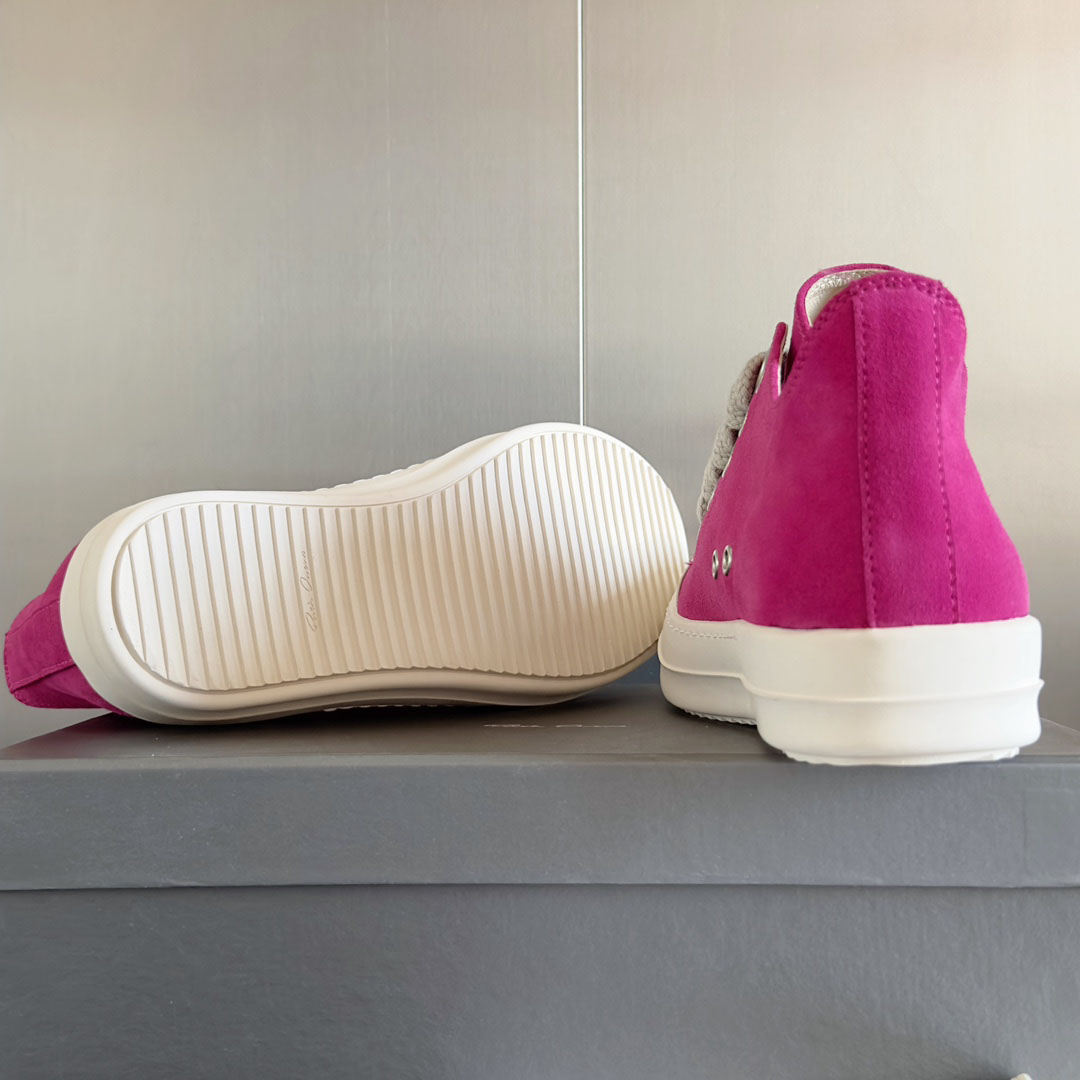 Rick Owens Laces Low-top  Sneakers - DesignerGu