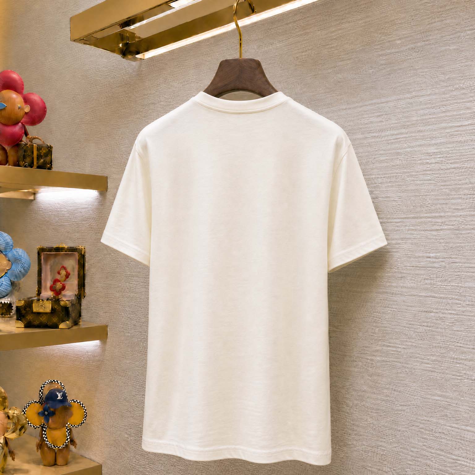 Moncler Striped Logo Cotton Jersey T-Shirt - DesignerGu