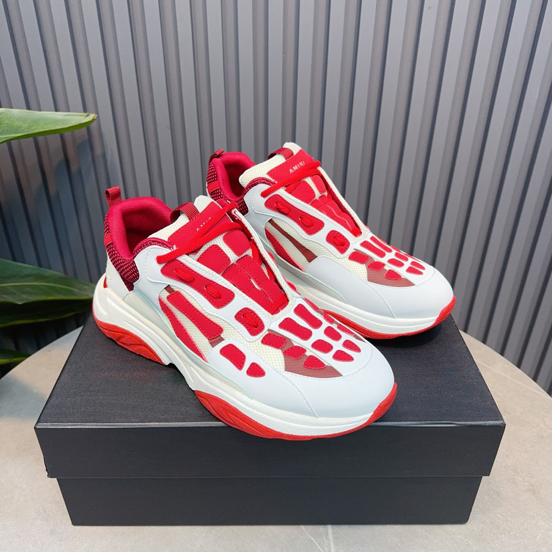 Amiri Bone Runner ' Red' - DesignerGu