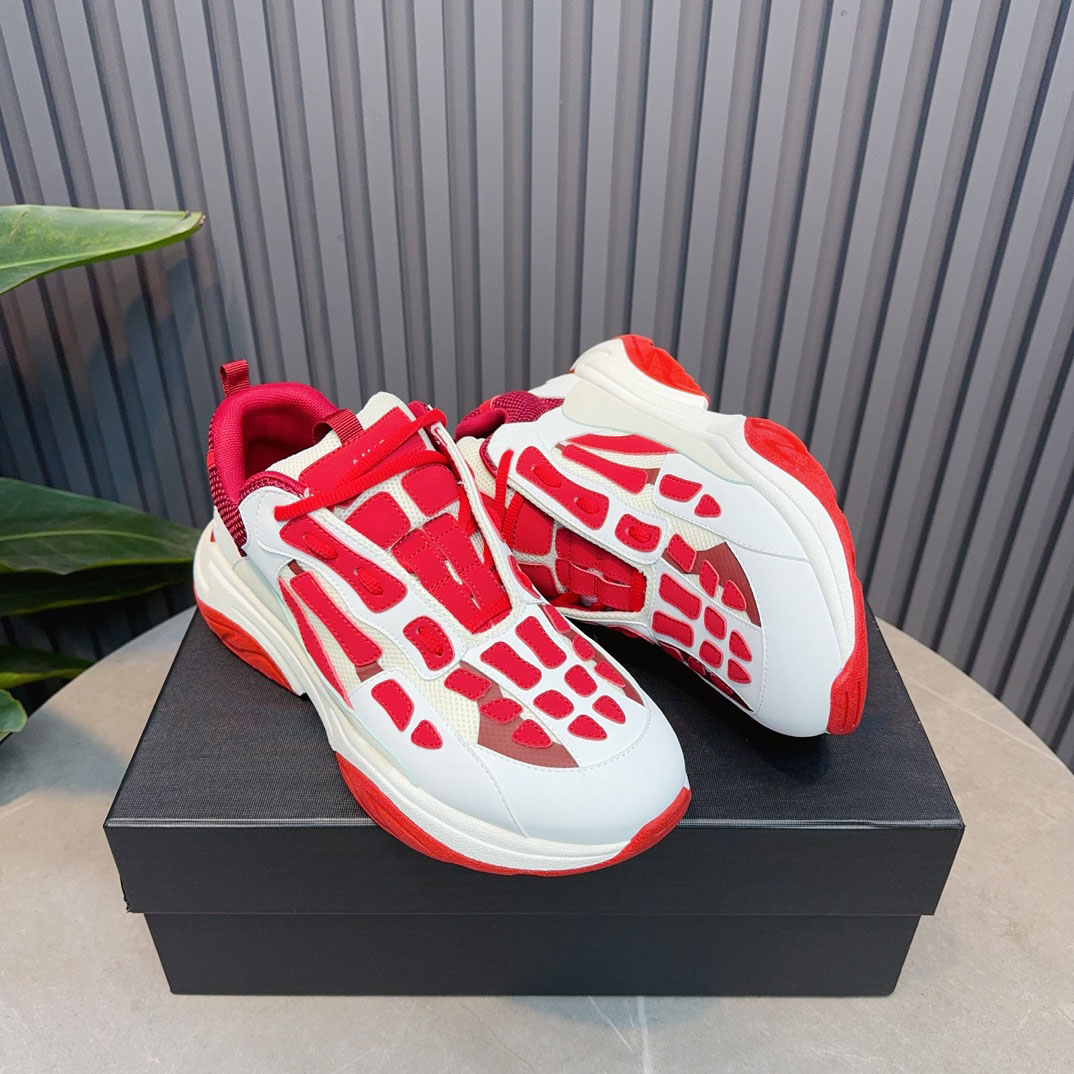 Amiri Bone Runner ' Red' - DesignerGu