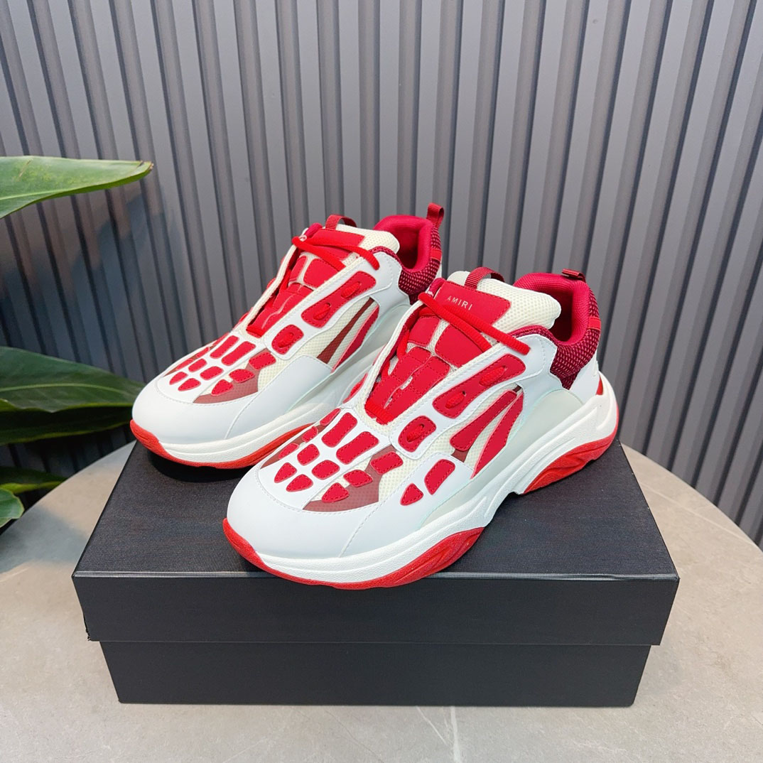 Amiri Bone Runner ' Red' - DesignerGu