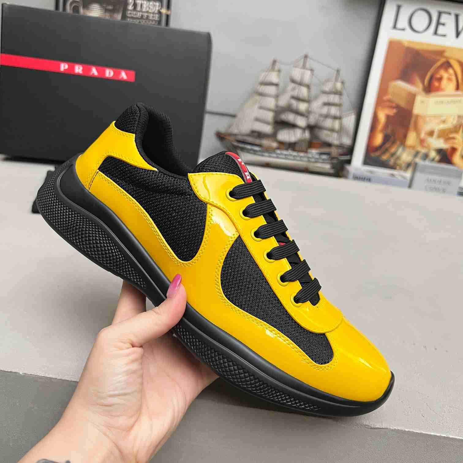 Prada America's Cup 'Yellow Black' - DesignerGu