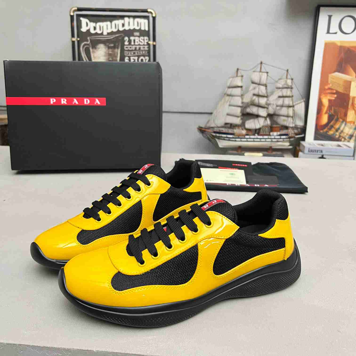 Prada America's Cup 'Yellow Black' - DesignerGu