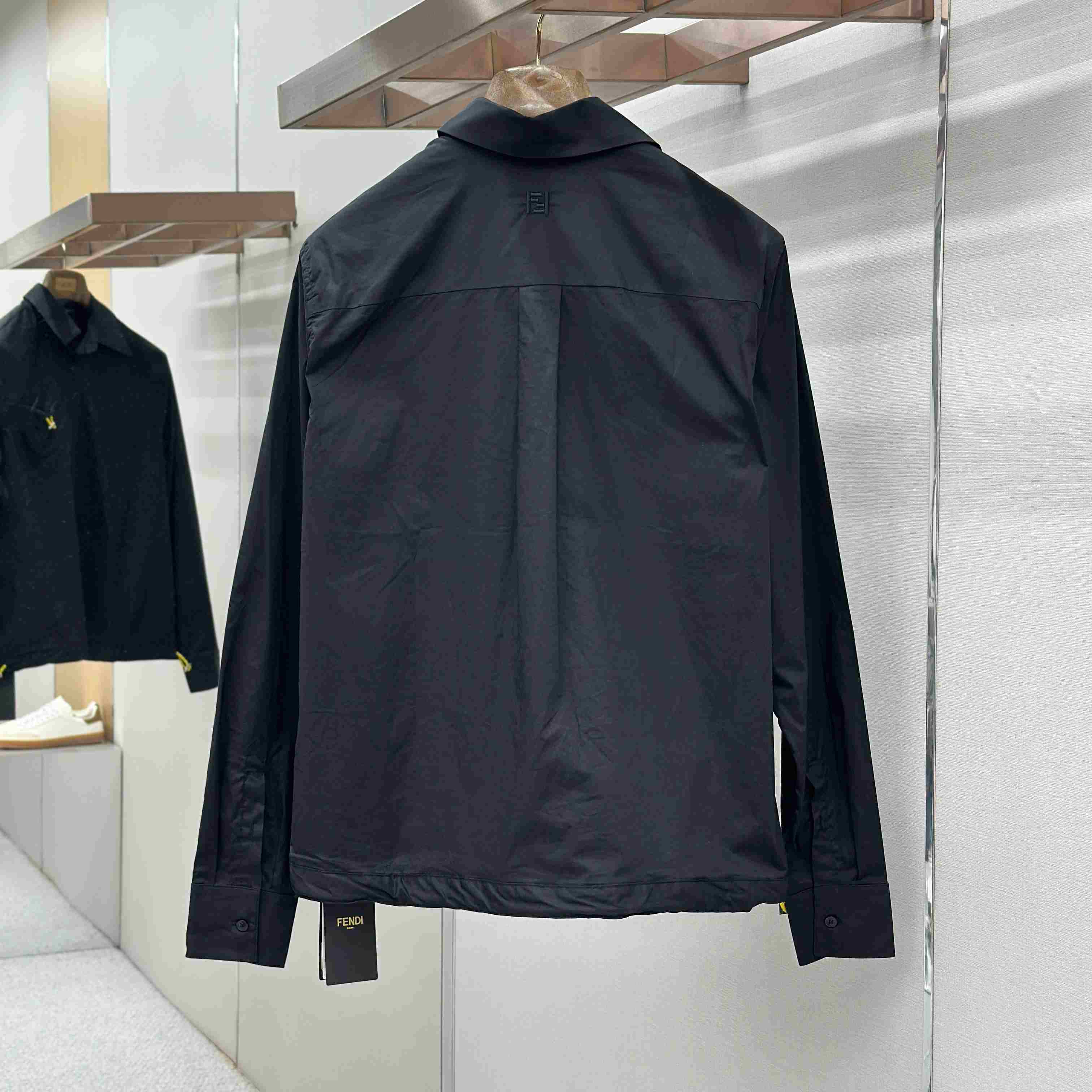 Fendi Black Poplin Shirt - DesignerGu