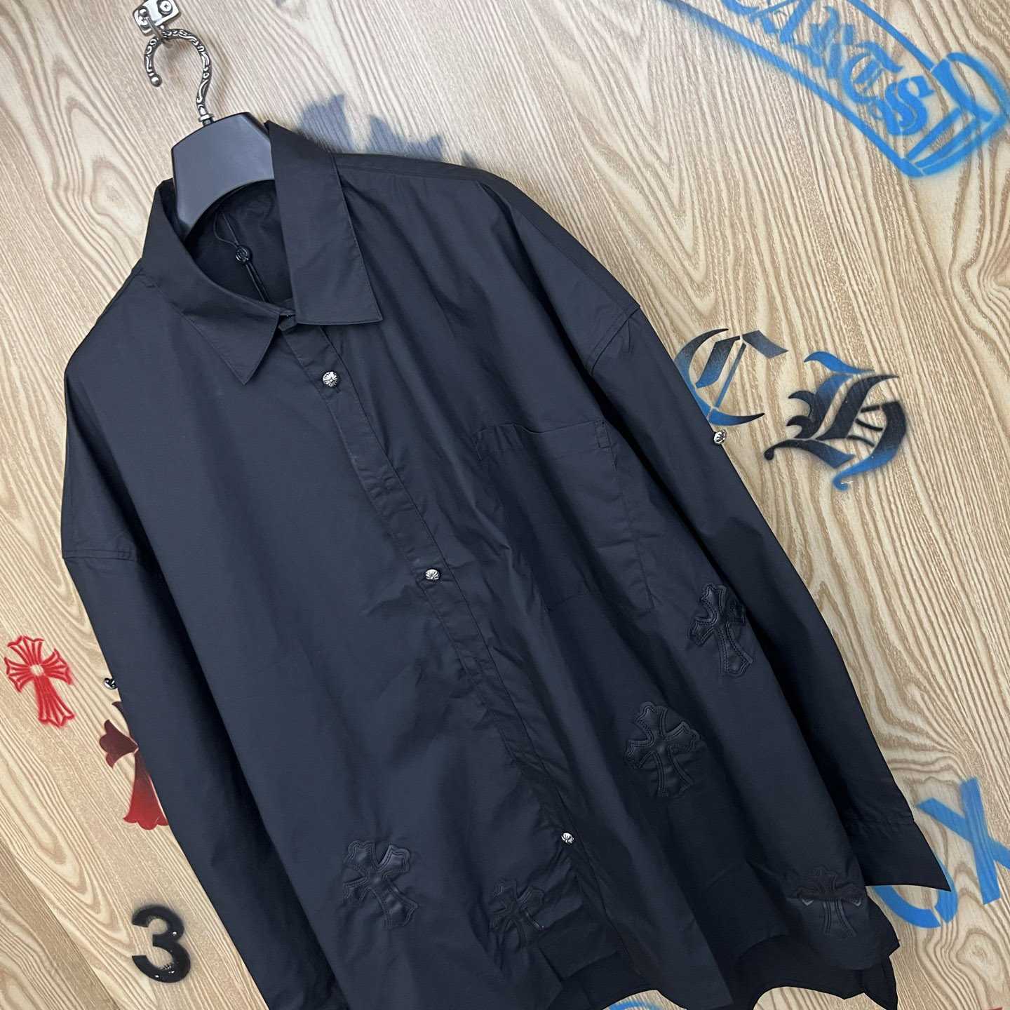 Chrome Hearts  Oversized Cross Patch Shirt - DesignerGu