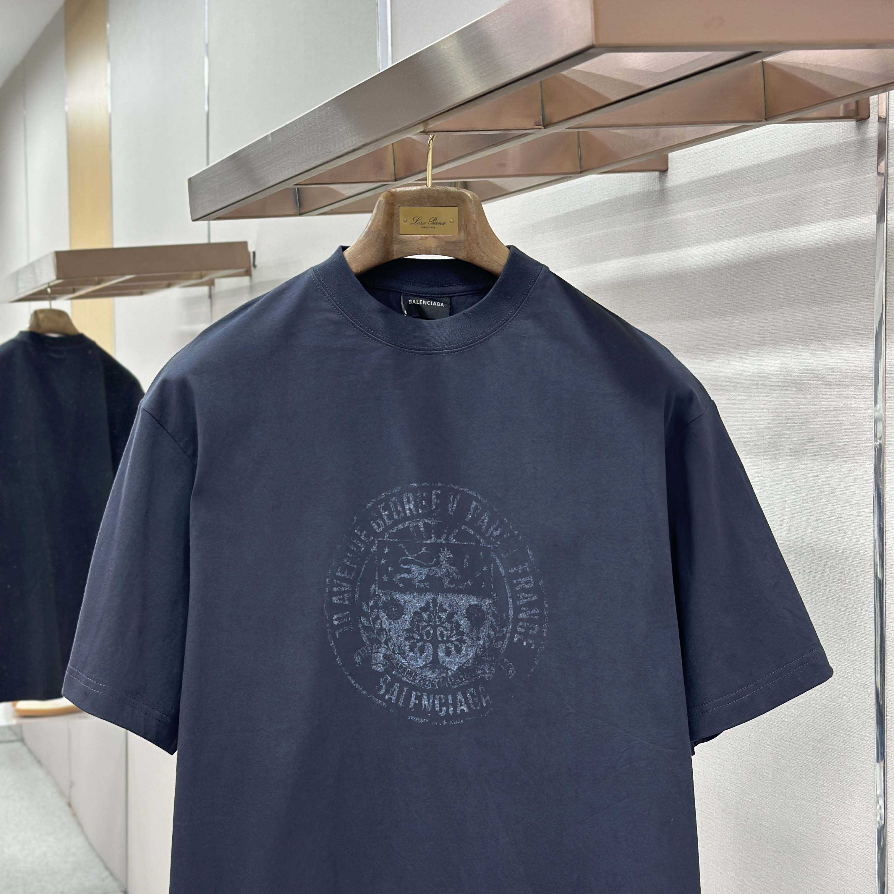 Balenciaga The Address Medium Fit T-Shirt  - DesignerGu