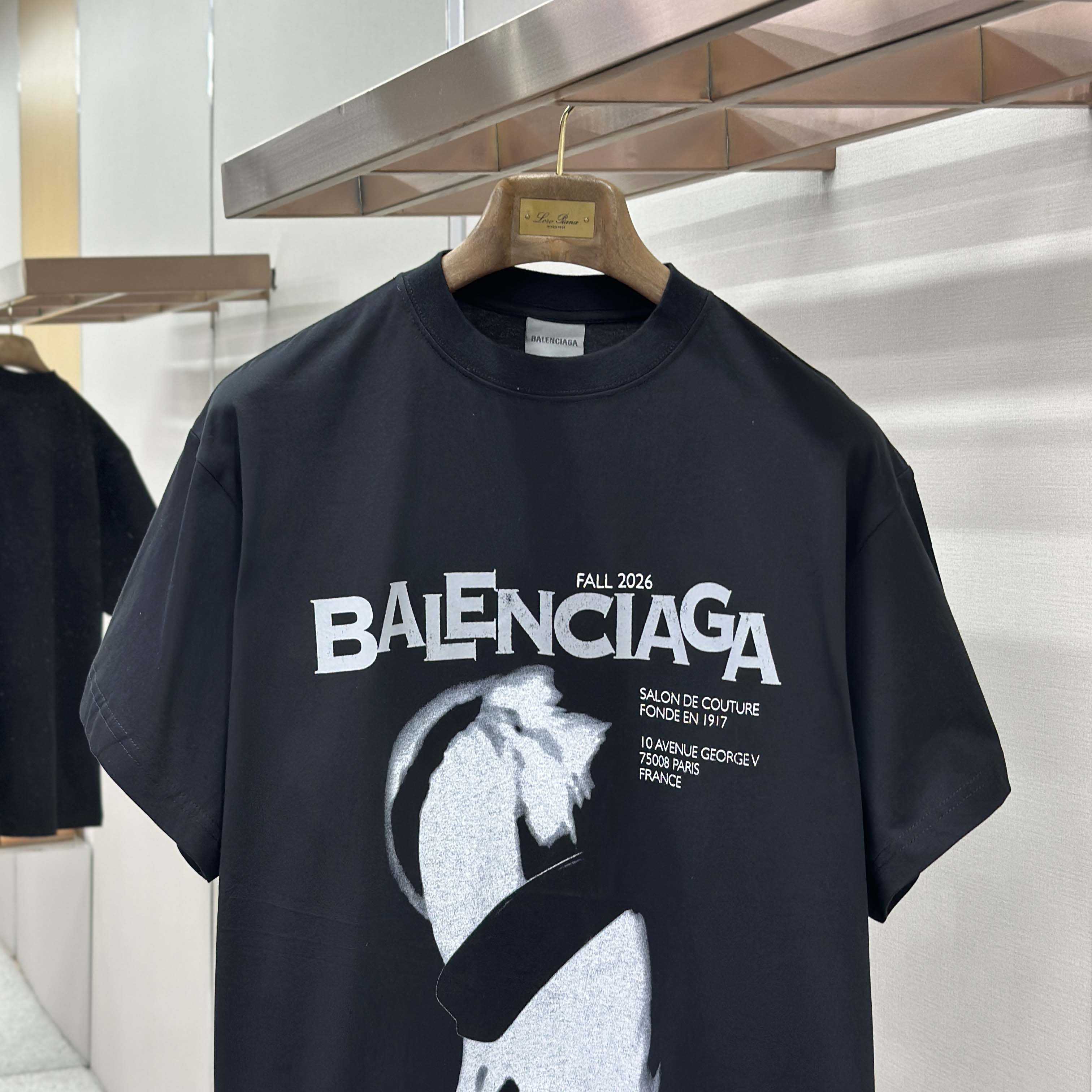 Balenciaga Lady In Shades Oversized T-Shirt  - DesignerGu