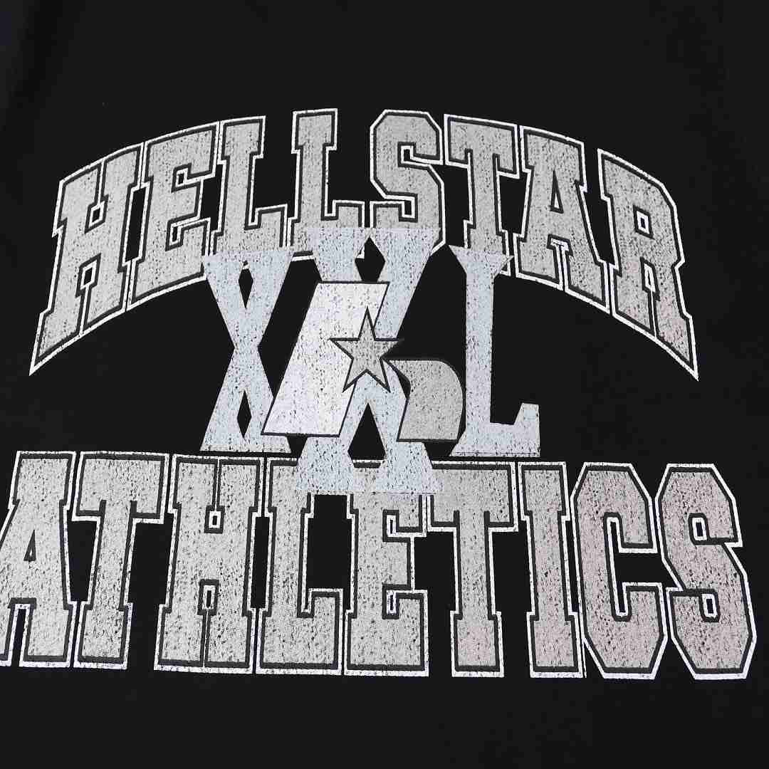 Hellstar XXL Athletics Tee Black - DesignerGu