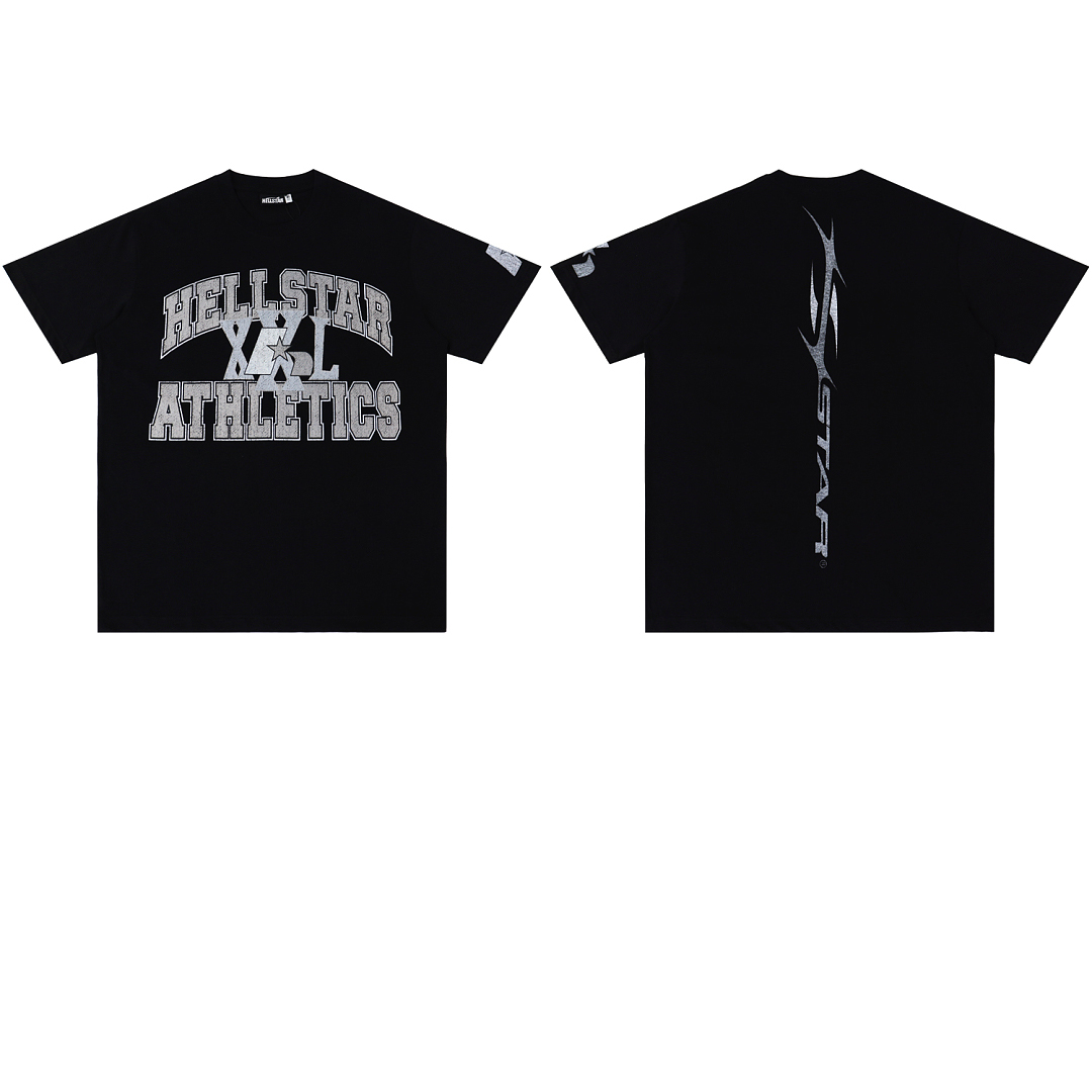 Hellstar XXL Athletics Tee Black - DesignerGu
