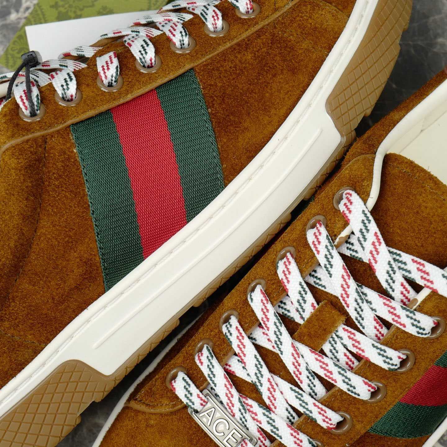 Gucci Ace Sneaker With Web - DesignerGu