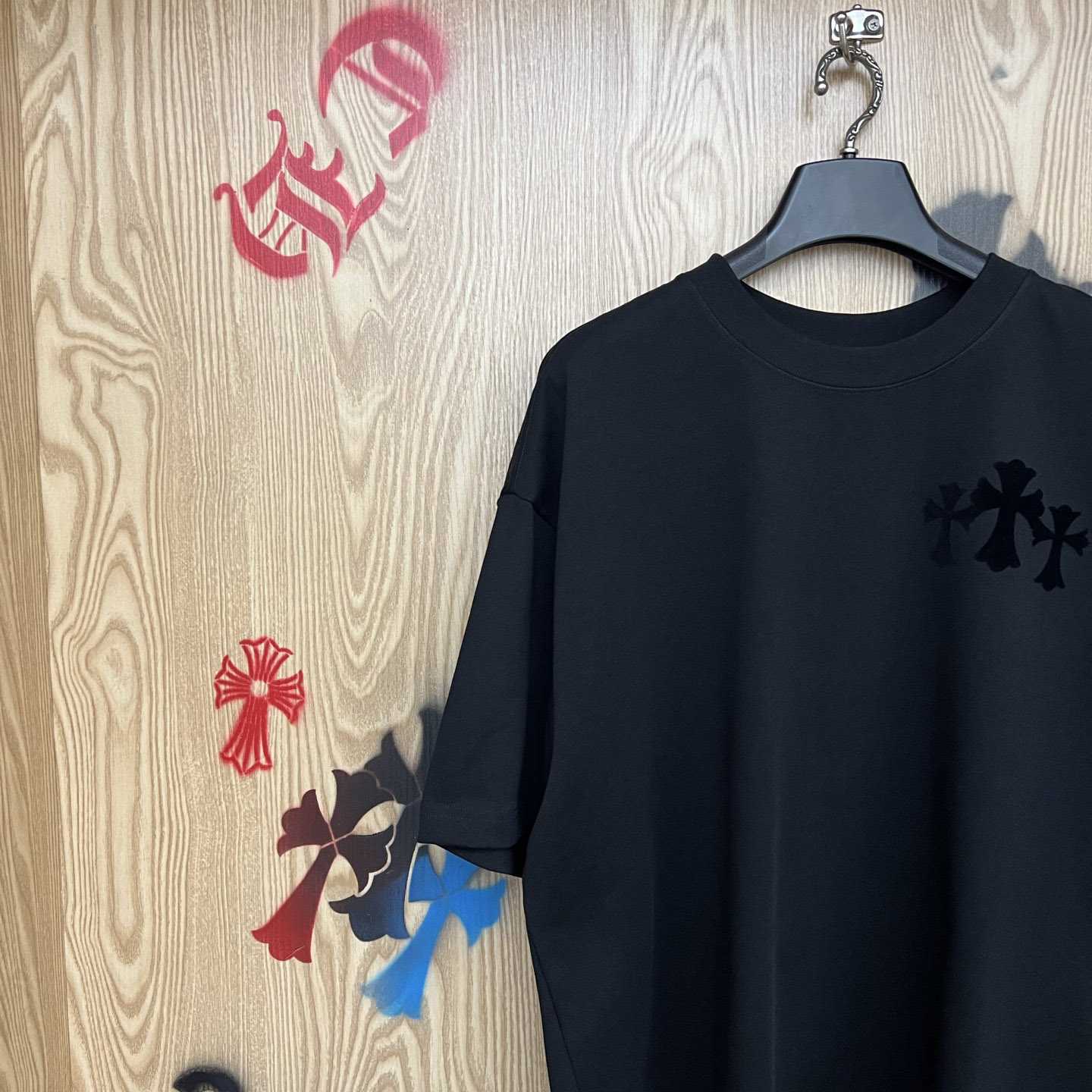 Chrome Hearts Triple Cross T-Shirt 'Black' - DesignerGu