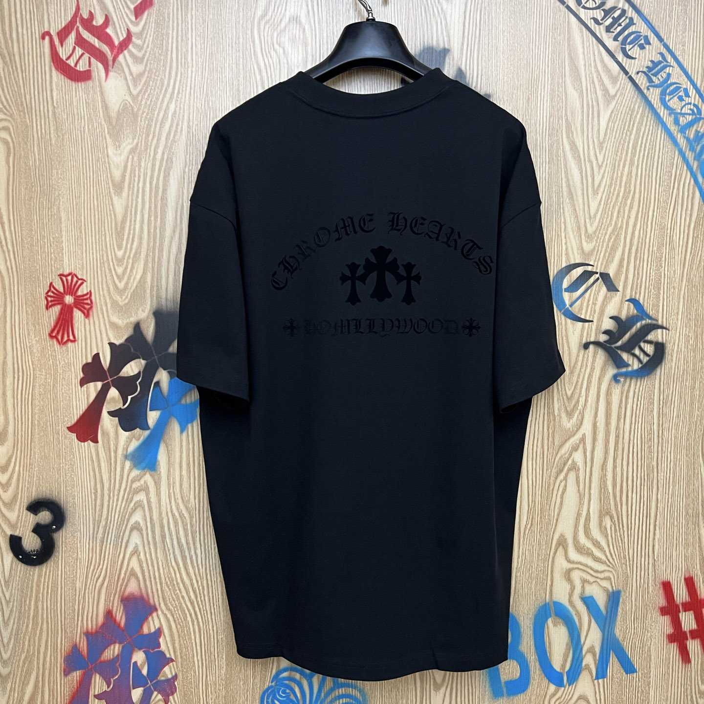Chrome Hearts Triple Cross T-Shirt 'Black' - DesignerGu