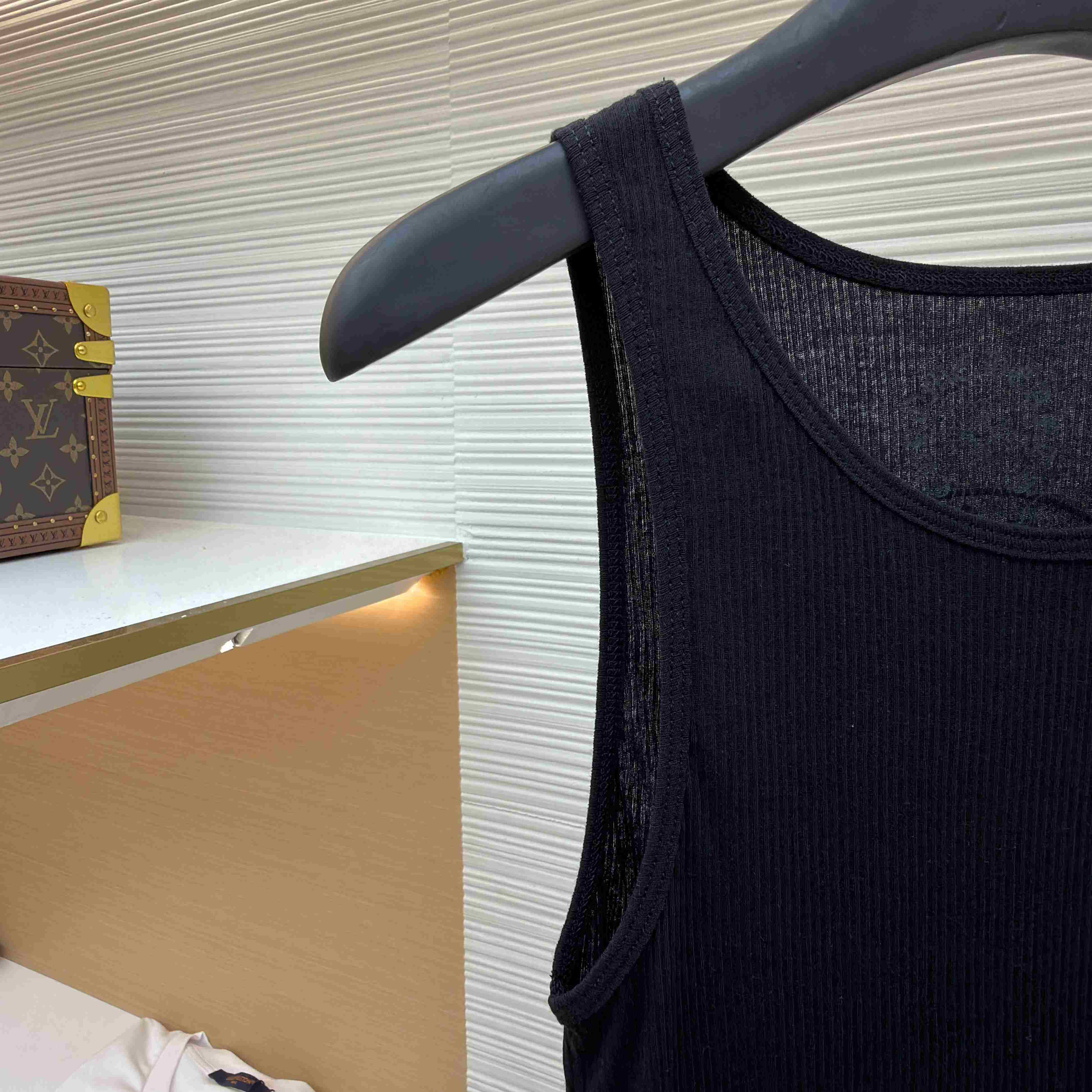 Chrome Hearts Black Horseshoe Logo Tank Top - DesignerGu