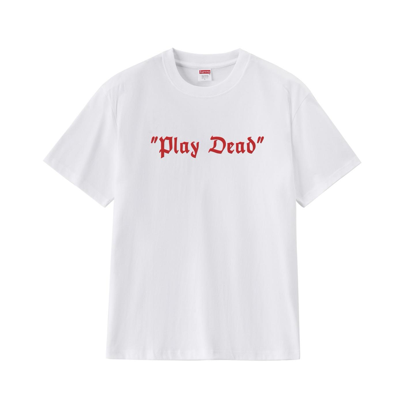 Supreme Play Dead Tee 'White' - DesignerGu