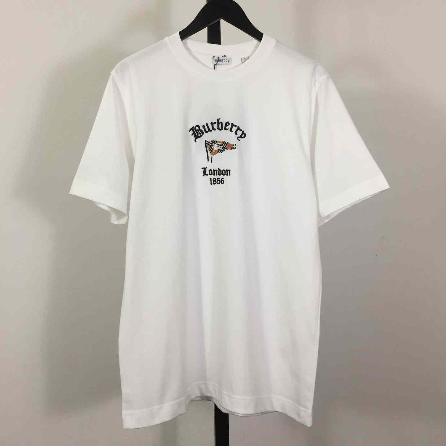 Burberry Check Flag Cotton T-shirt - DesignerGu