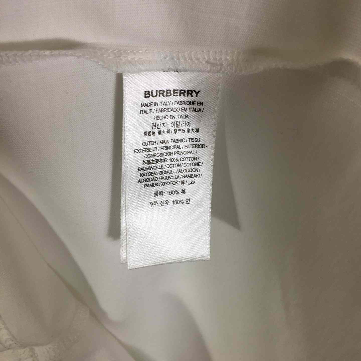 Burberry Check Flag Cotton T-shirt - DesignerGu