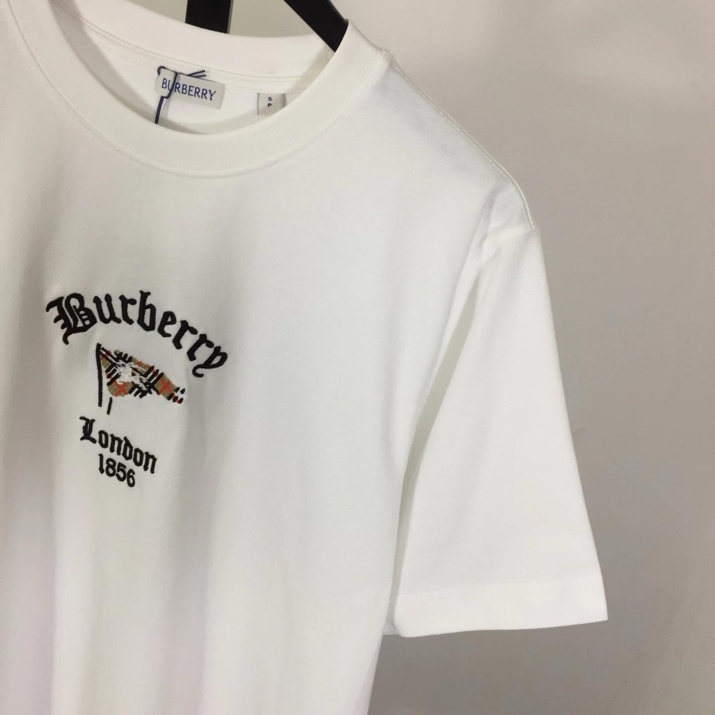 Burberry Check Flag Cotton T-shirt - DesignerGu