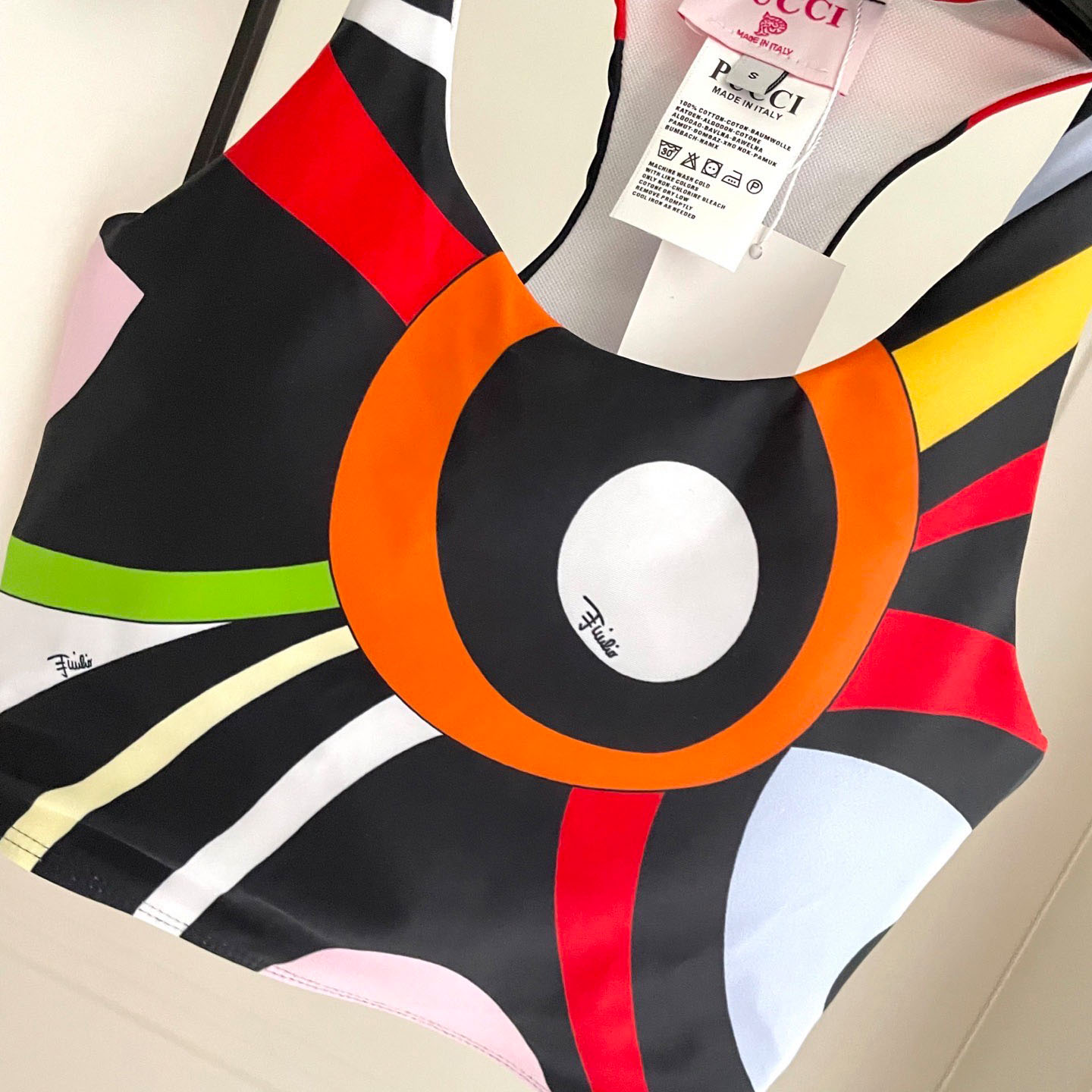 Pucci Iride-Print Crop Top And Leggings  - DesignerGu