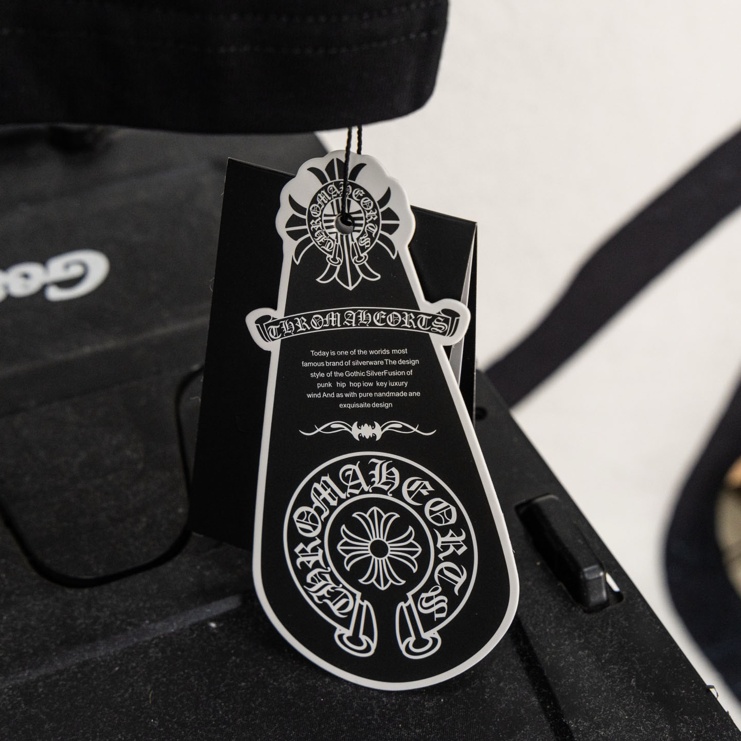 Chrome Hearts Scroll Osaka T-Shirt 'Black' - DesignerGu