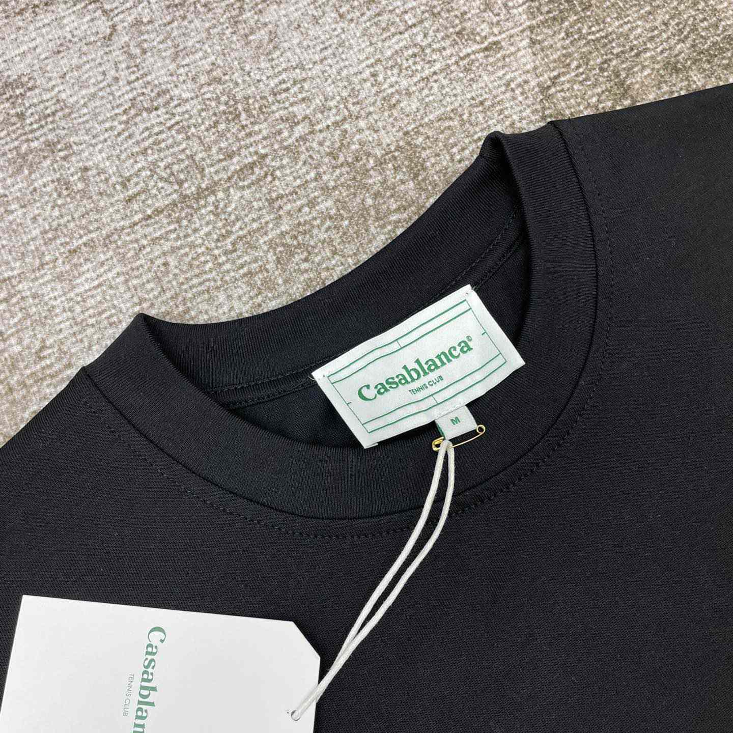 Casablanca For The Peace Gradient Printed T-Shirt 'Black' CA5072 - DesignerGu