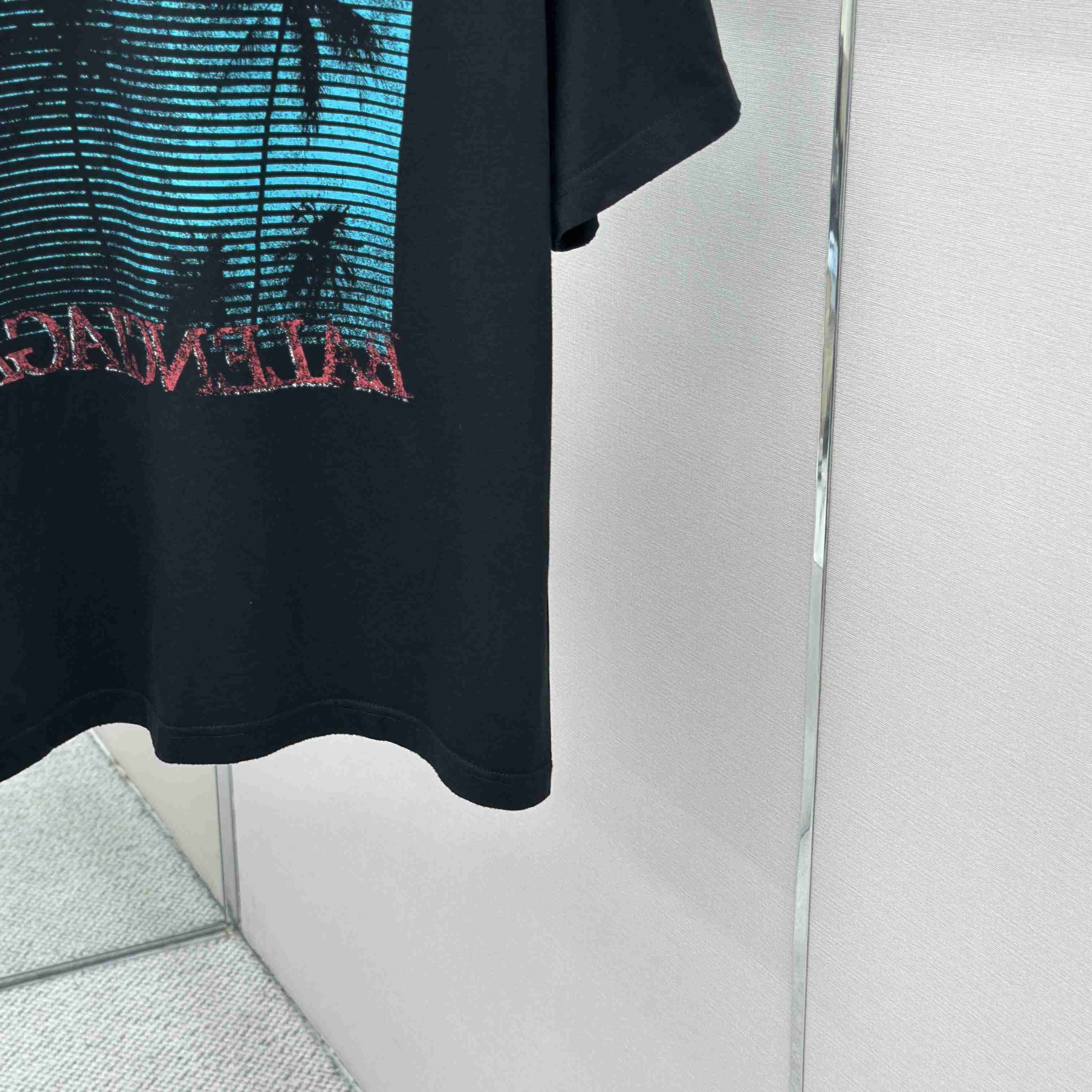 Balenciaga Printed Cotton-Jersey T-Shirt - DesignerGu