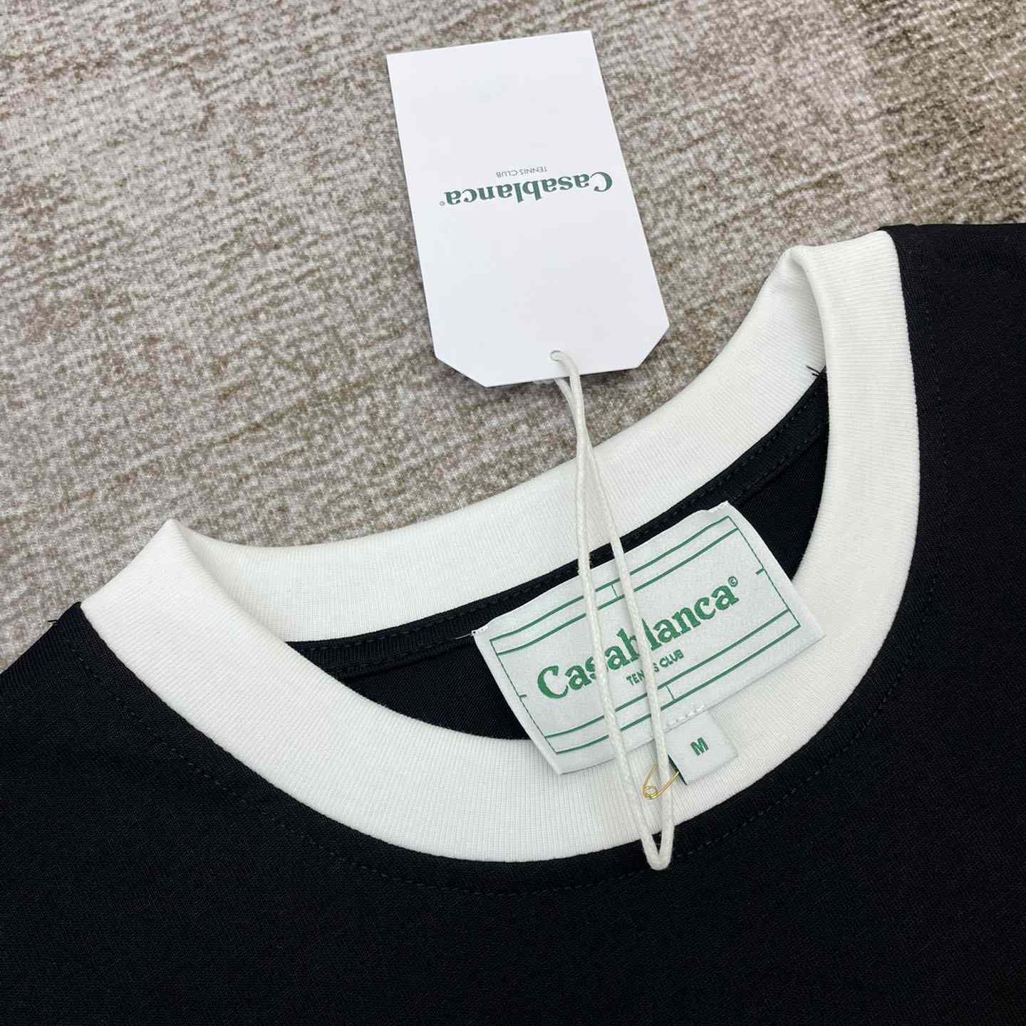 Casablanca Numeral Ringer T-Shirt C910 - DesignerGu