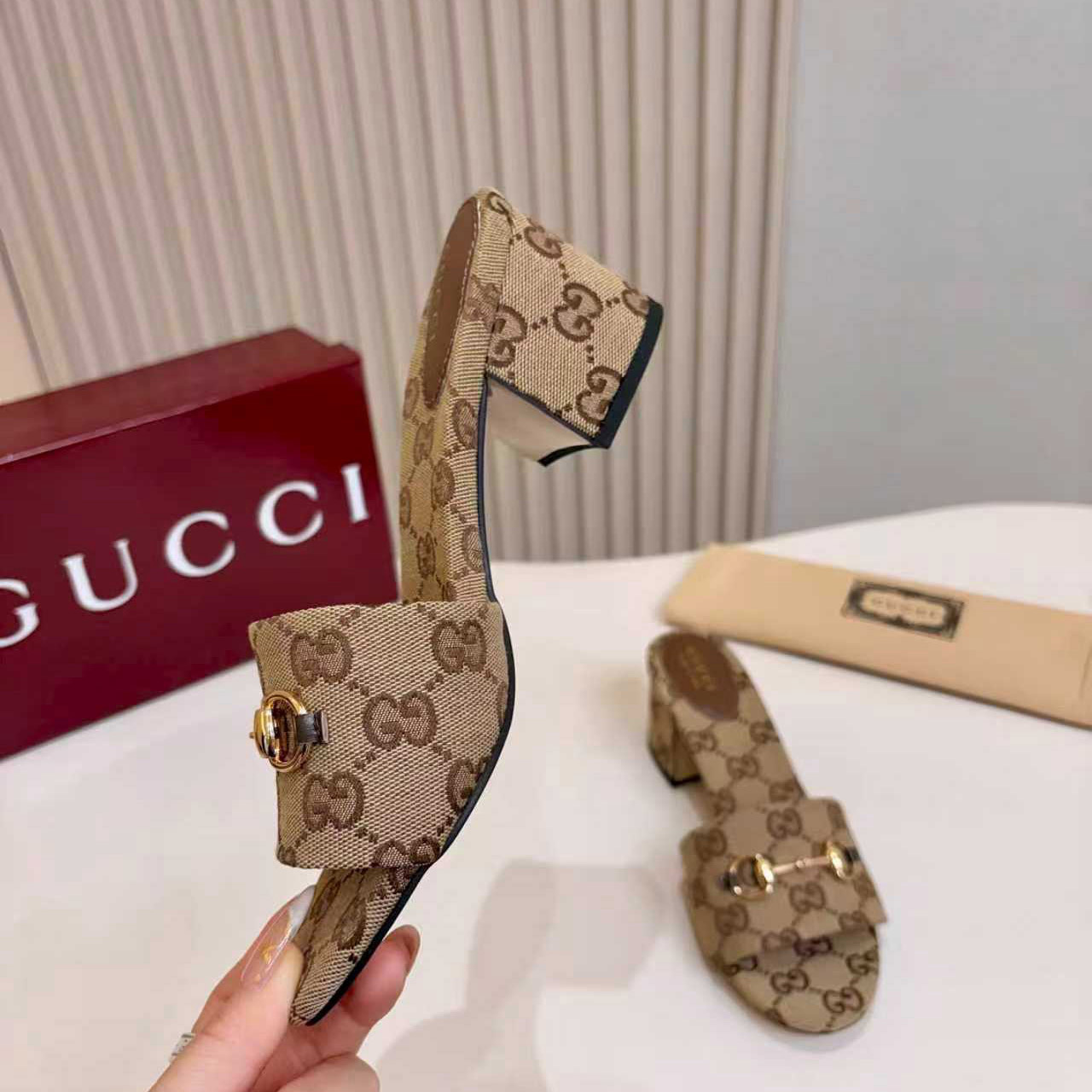 Gucci Slide Sandal With Horsebit - DesignerGu