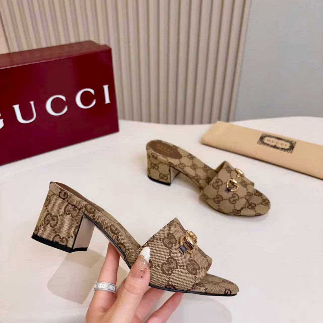 Gucci Slide Sandal With Horsebit - DesignerGu