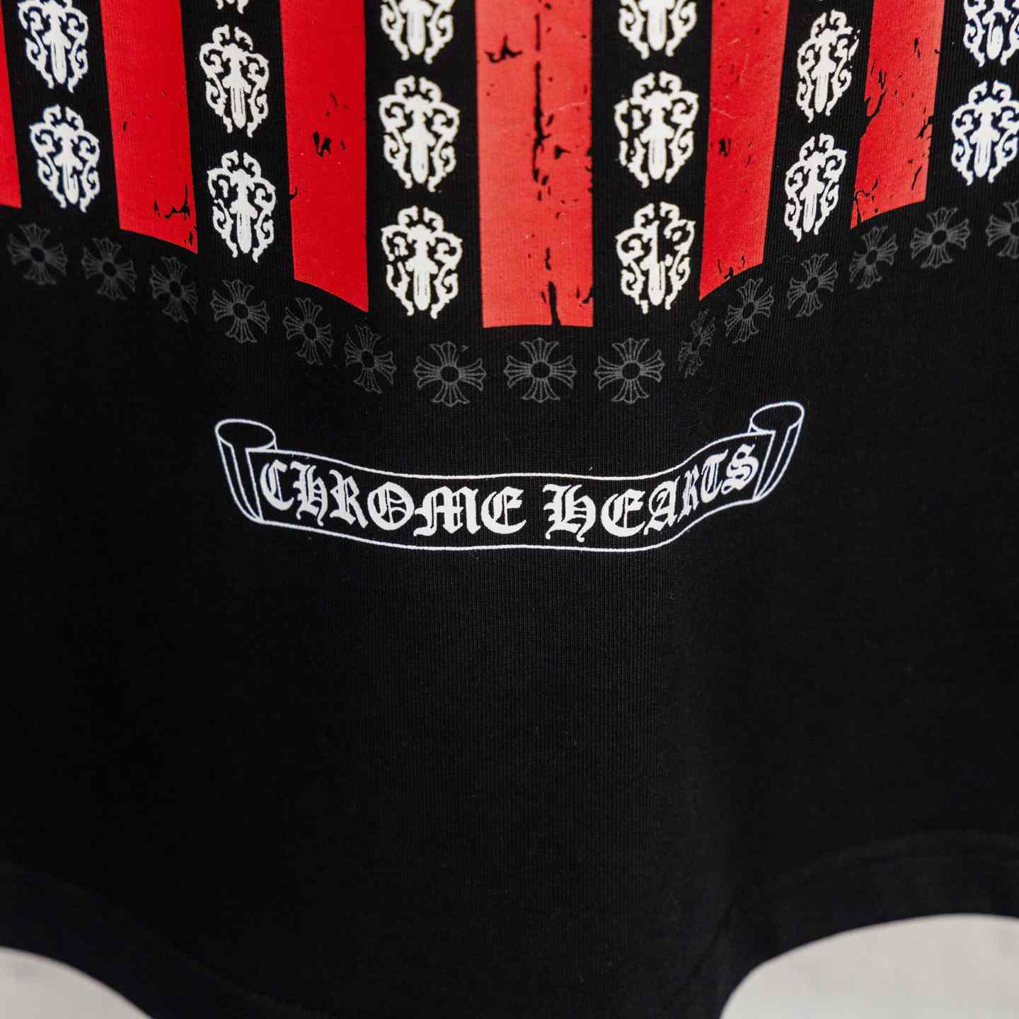 Chrome Hearts USA Flag Tee 'Black' - DesignerGu