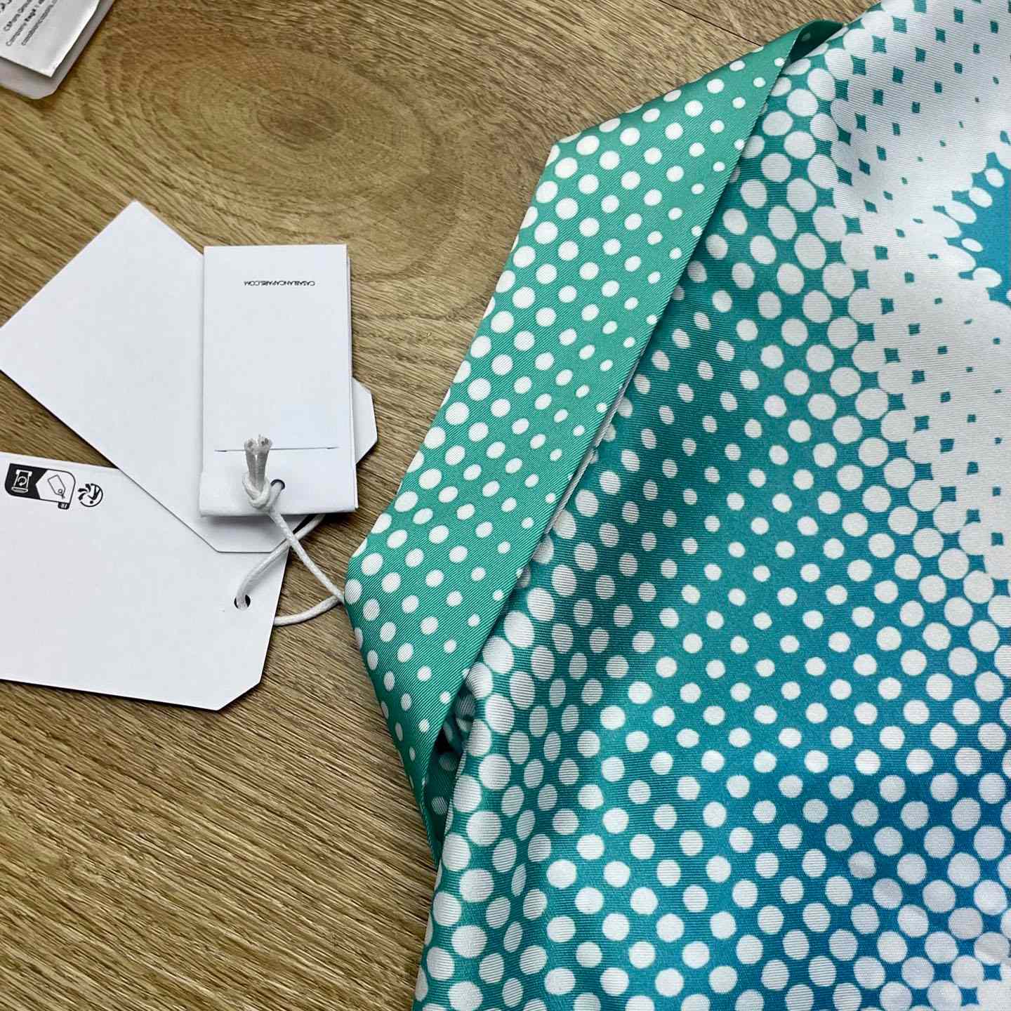 Casablanca Multicolor Halftone Logo Long Sleeve Silk Shirt CA3574 - DesignerGu