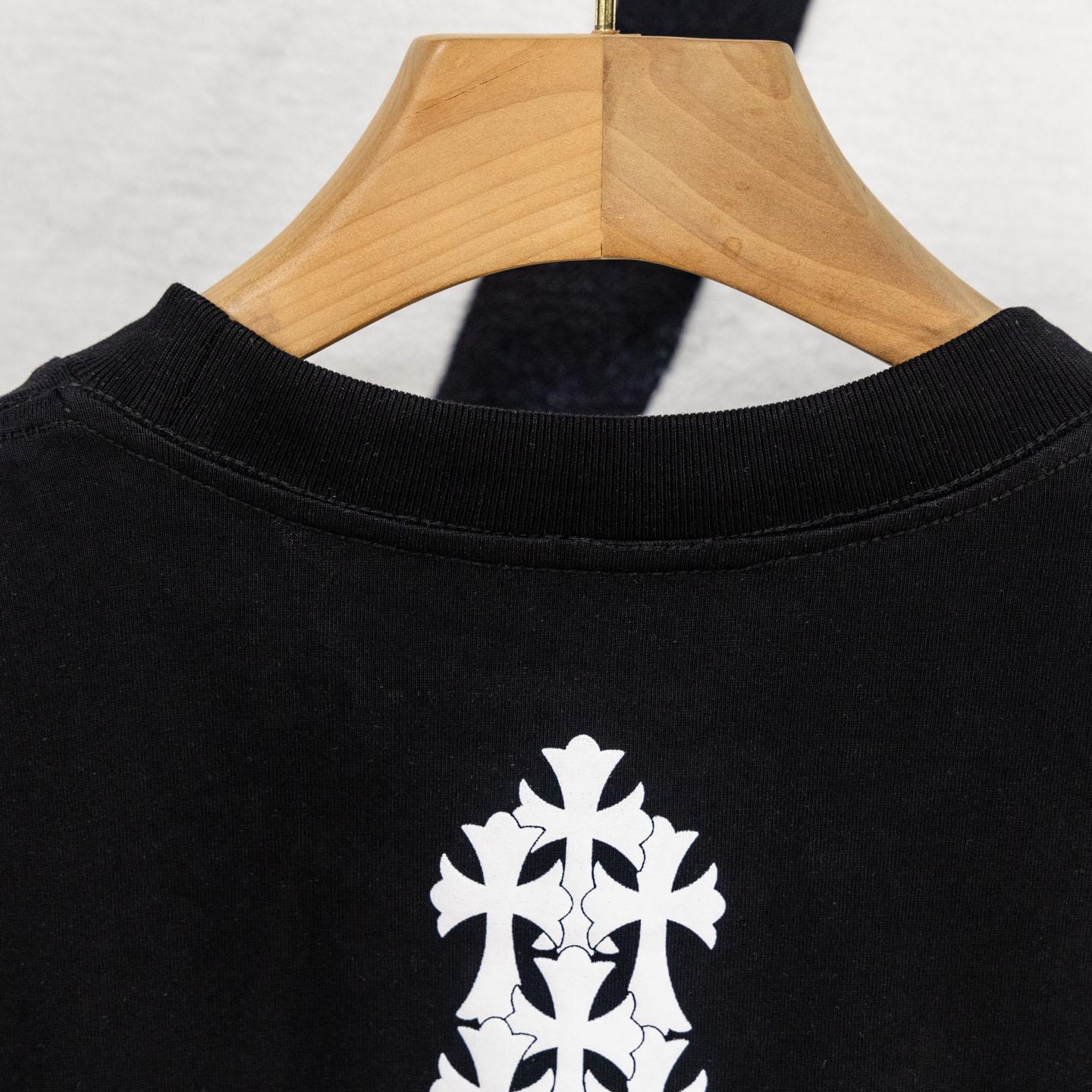Chrome Hearts Cross Tire Tracks Pocket T-Shirt 'Black' - DesignerGu