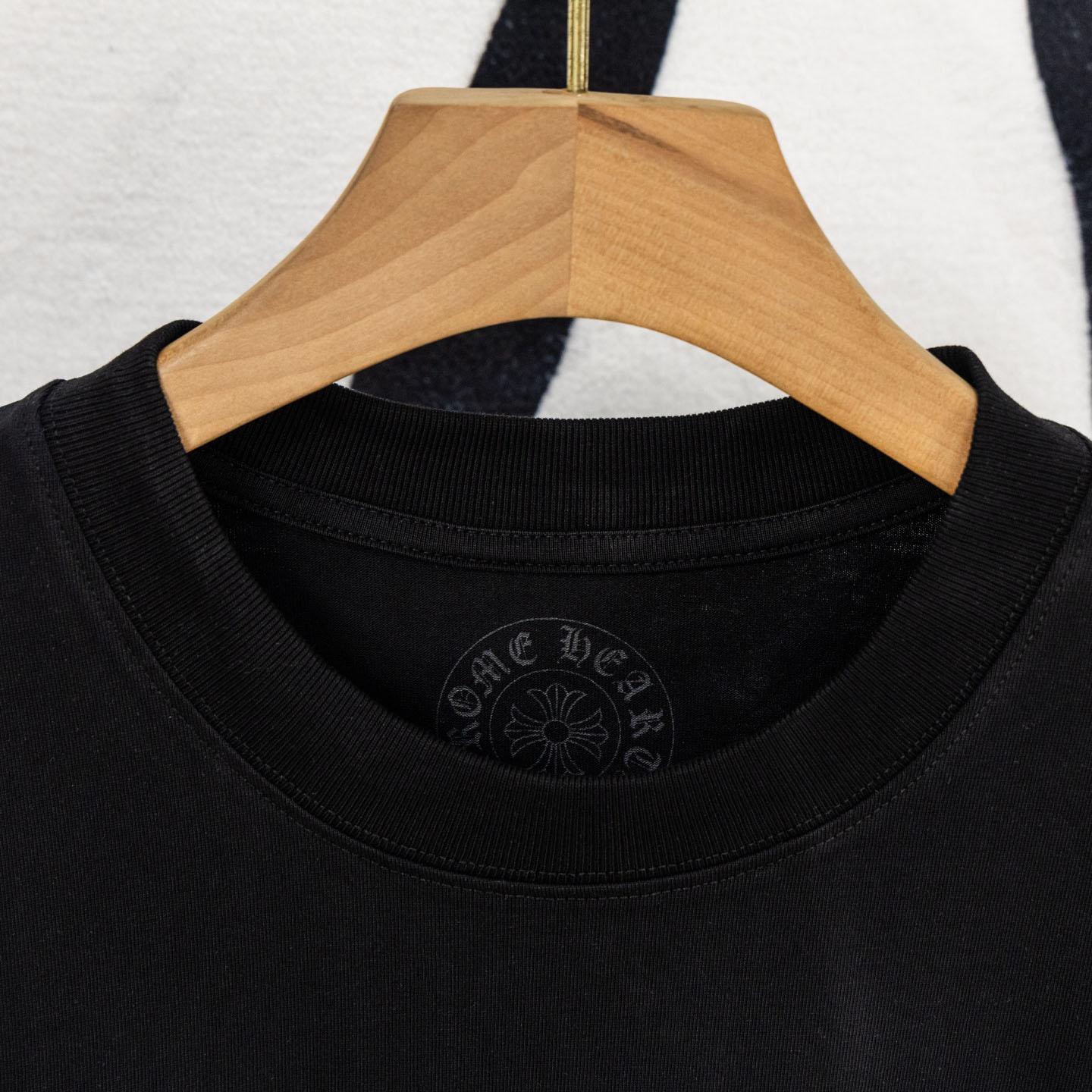 Chrome Hearts Cross Tire Tracks Pocket T-Shirt 'Black' - DesignerGu