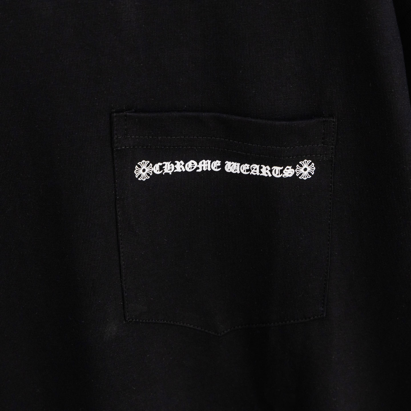 Chrome Hearts Cross Tire Tracks Pocket T-Shirt 'Black' - DesignerGu