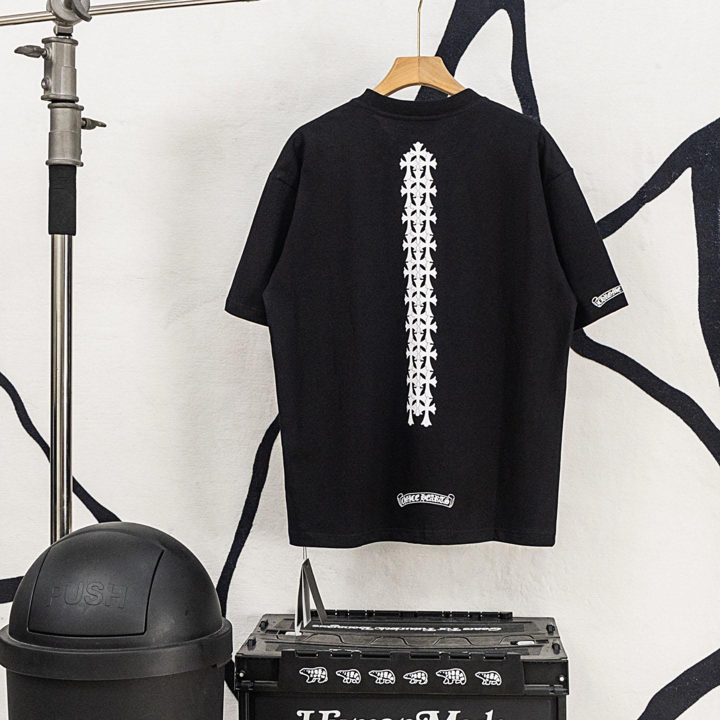 Chrome Hearts Cross Tire Tracks Pocket T-Shirt 'Black' - DesignerGu