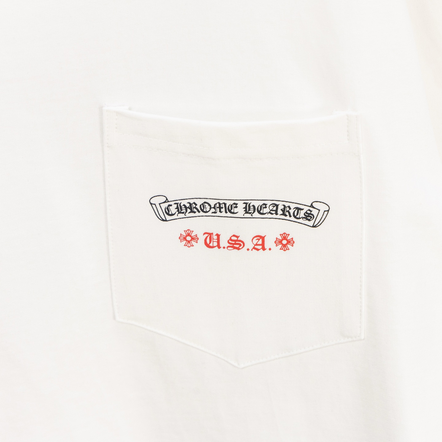Chrome Hearts USA Flag Tee 'White' - DesignerGu