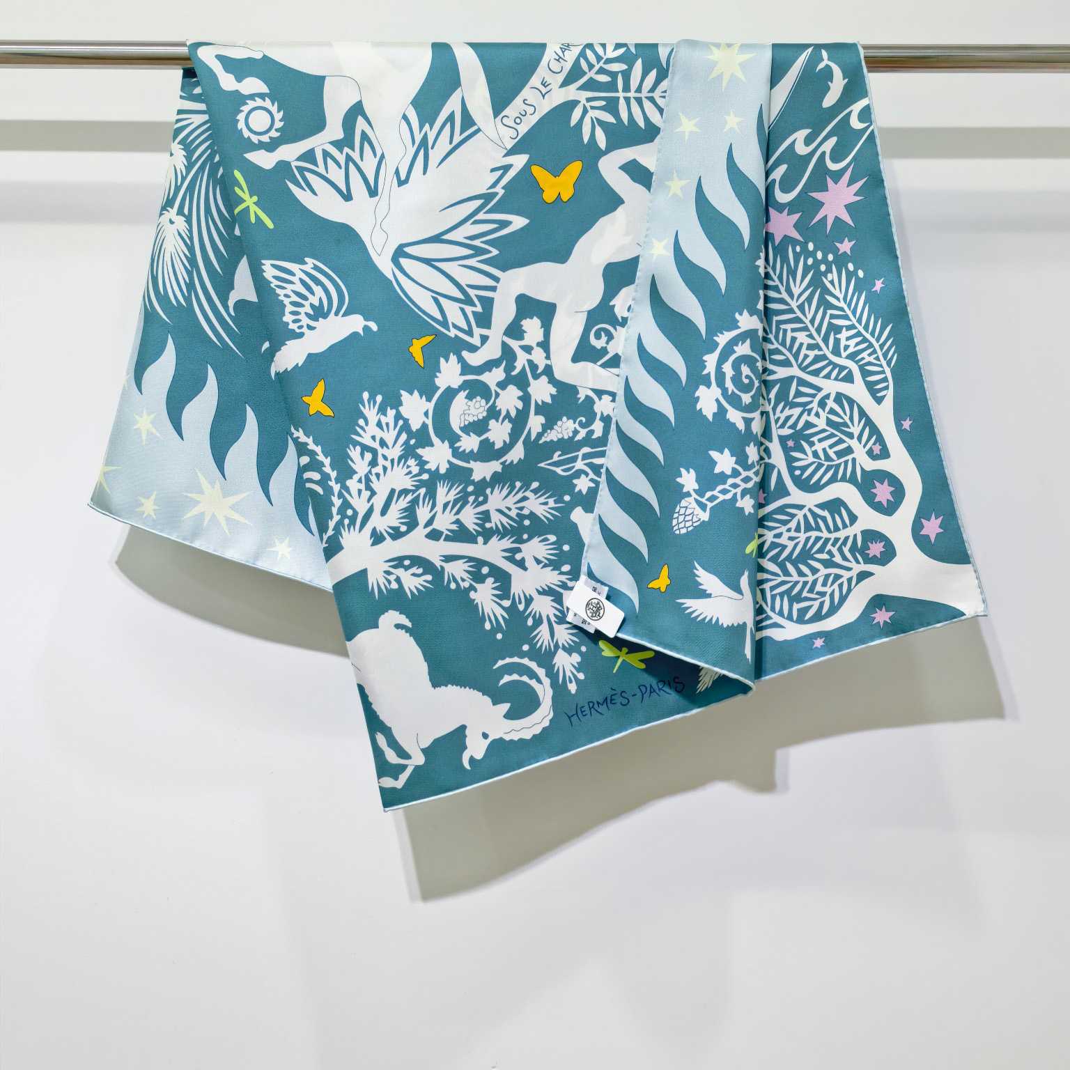 Hermes Sous le Charme D'Orphee Detail Scarf  - DesignerGu