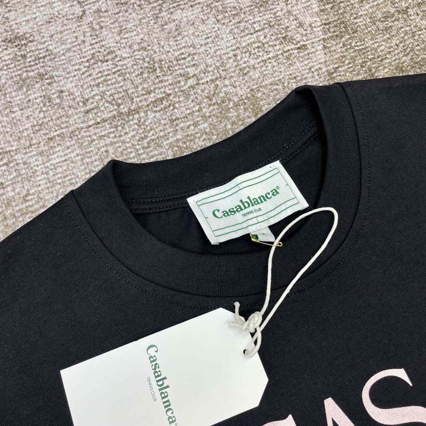 Casablanca Le Pouvoir Des Fleurs T-Shirt 'Black'  CA5075 - DesignerGu