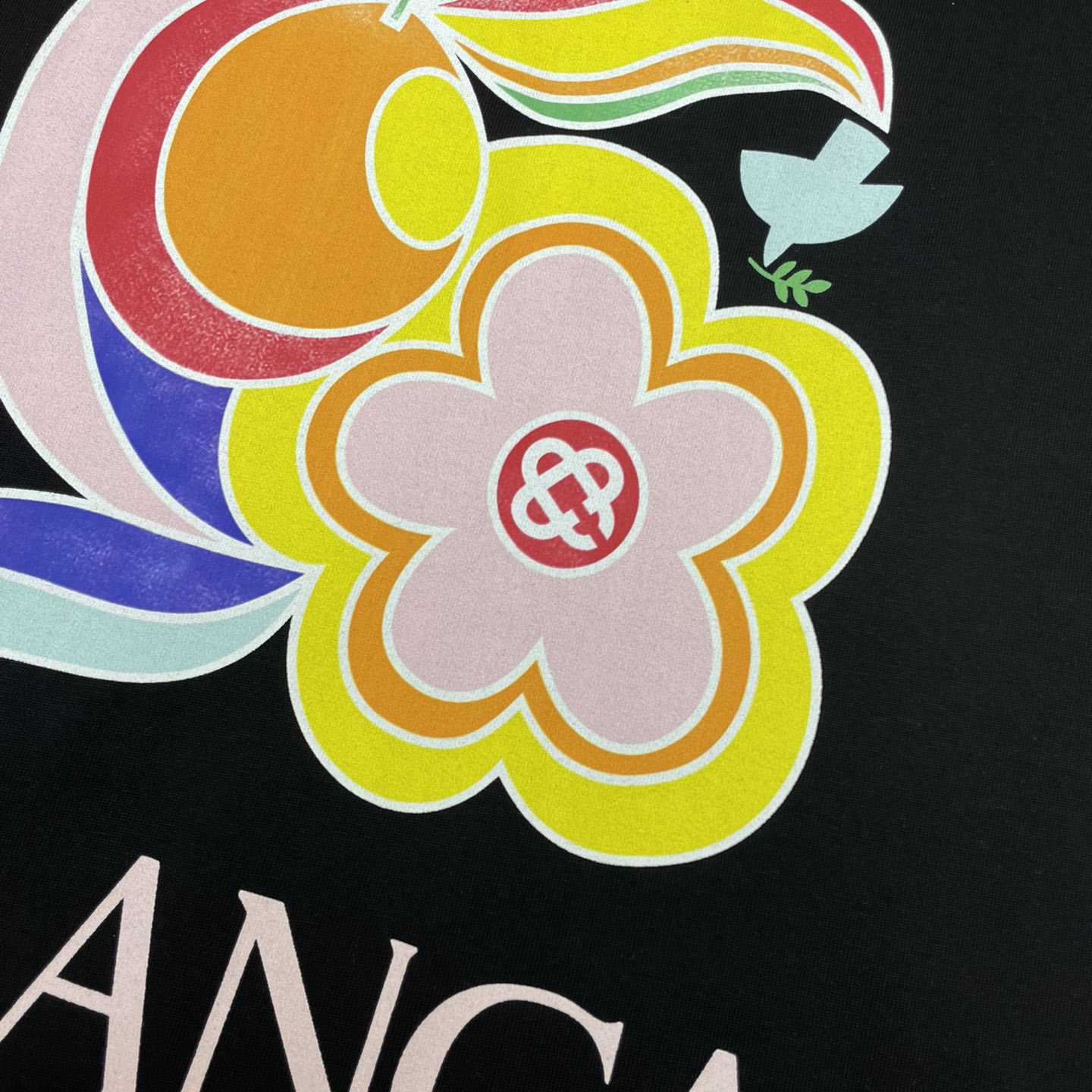 Casablanca Le Pouvoir Des Fleurs T-Shirt 'Black'  CA5075 - DesignerGu