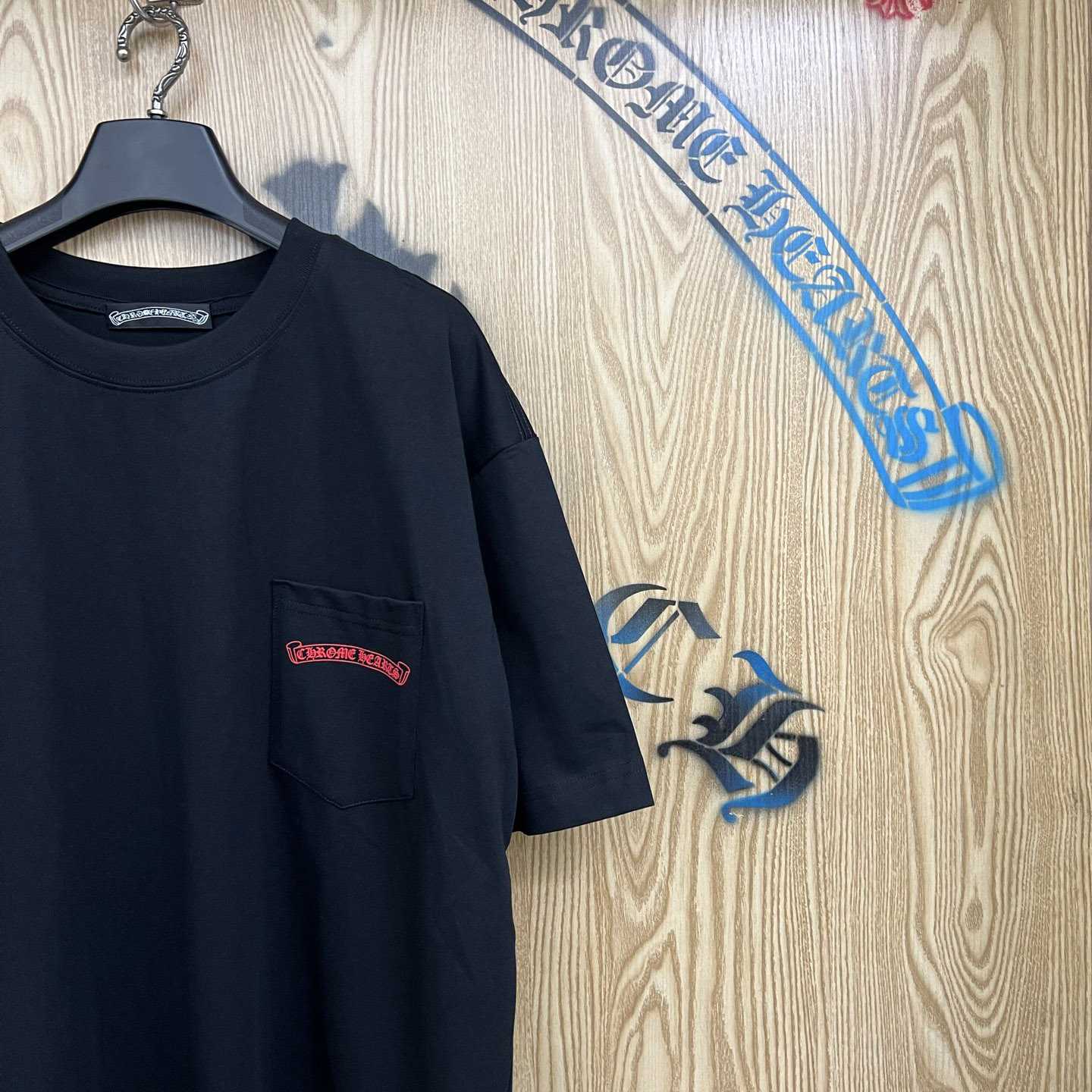 Chrome Hearts Vertical Logo T-Shirt   'Black' - DesignerGu