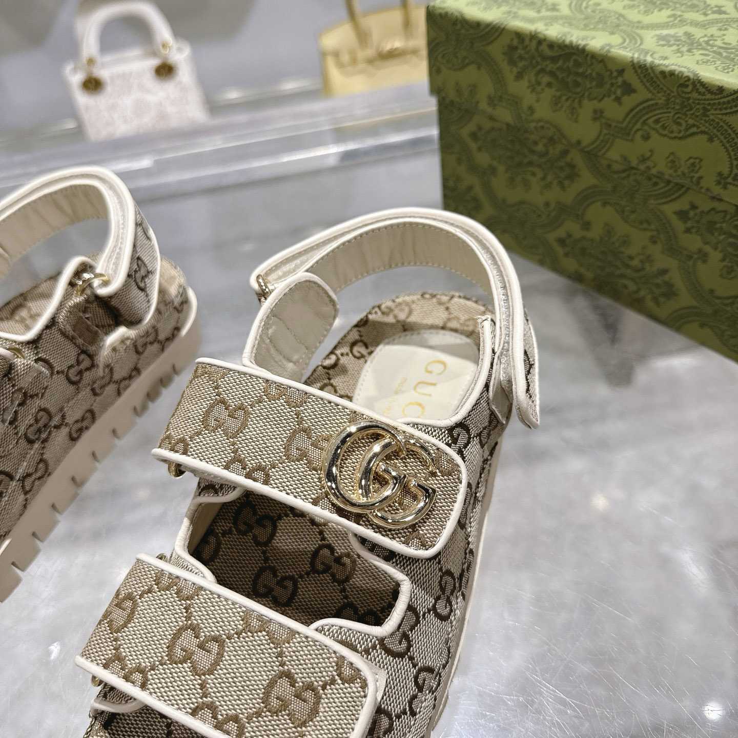 Gucci Sandal With Double G - DesignerGu