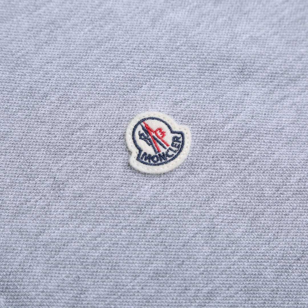 Moncler Logo Patch Cotton Polo Shirt - DesignerGu